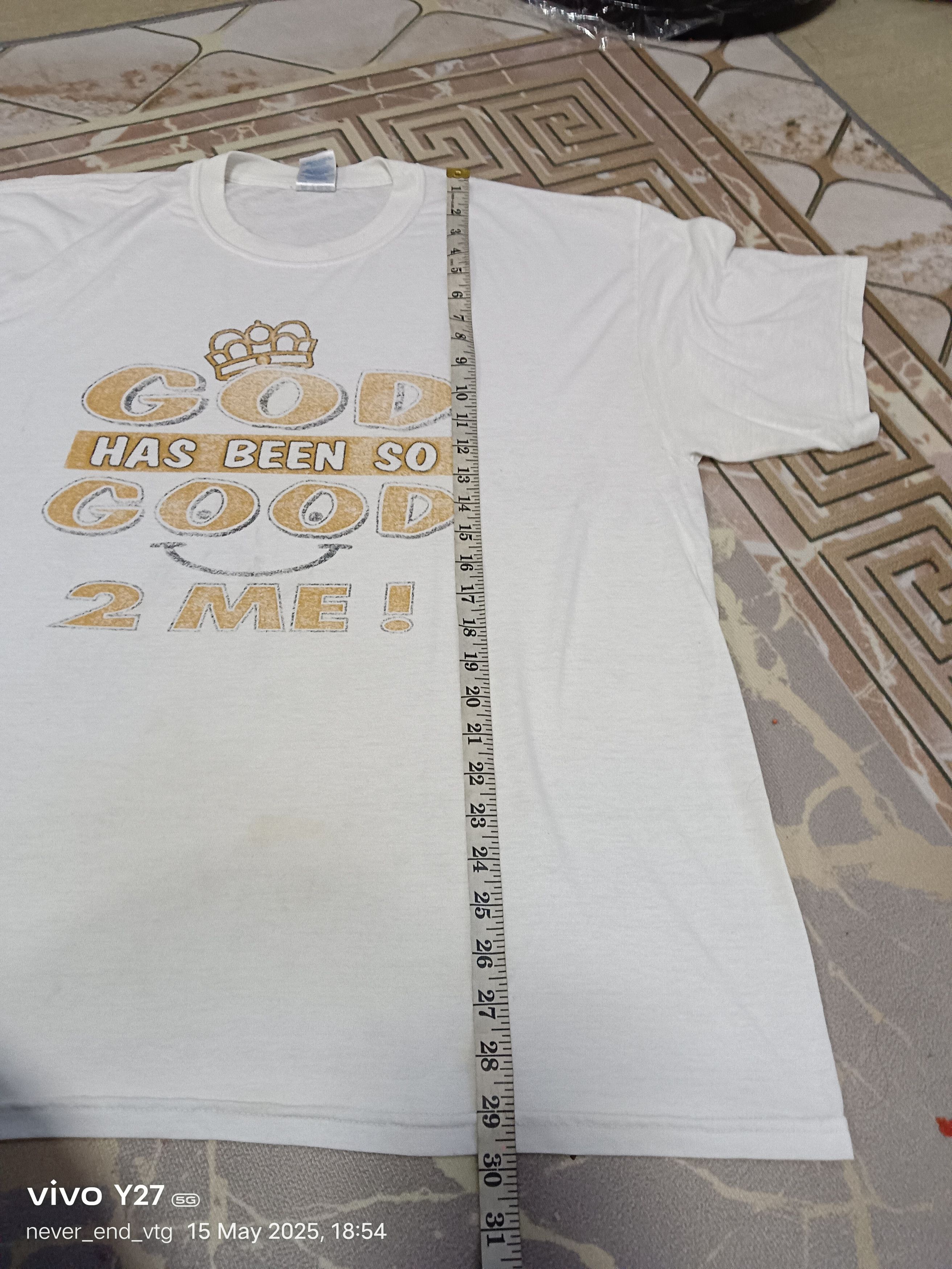 Other VINTAGE GOD HAS BEEN SO GOOD TO ME Size US XL / EU 56 / 4 - 6 Thumbnail