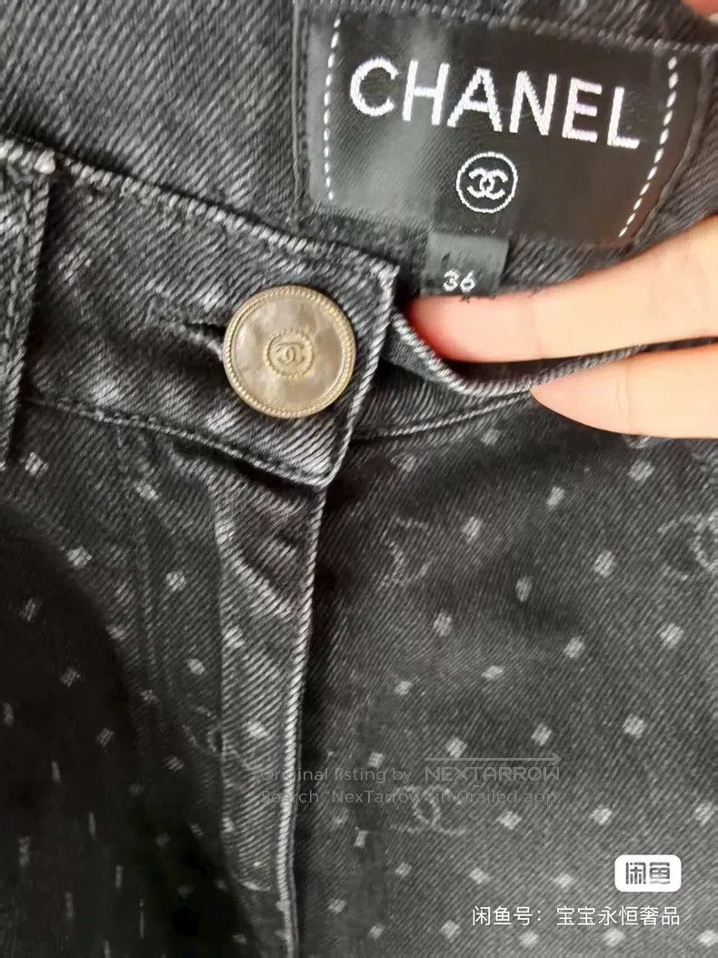 Chanel Chanel Dot jeans Size 24" / US 00 / IT 34 - 4 Thumbnail