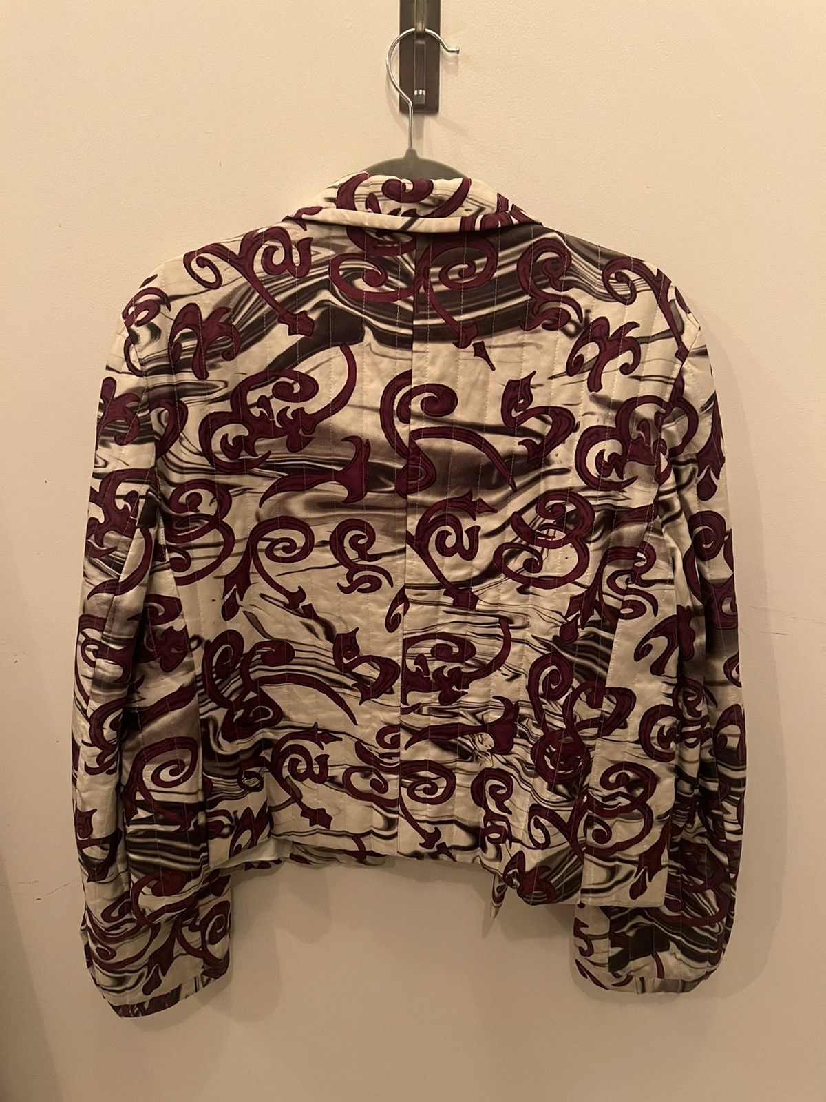 Designer × Salvatore Ferragamo × Vintage Salvatore Ferragamo Vintage Patterned Jacket Size US S / EU 44-46 / 1 - 2 Thumbnail
