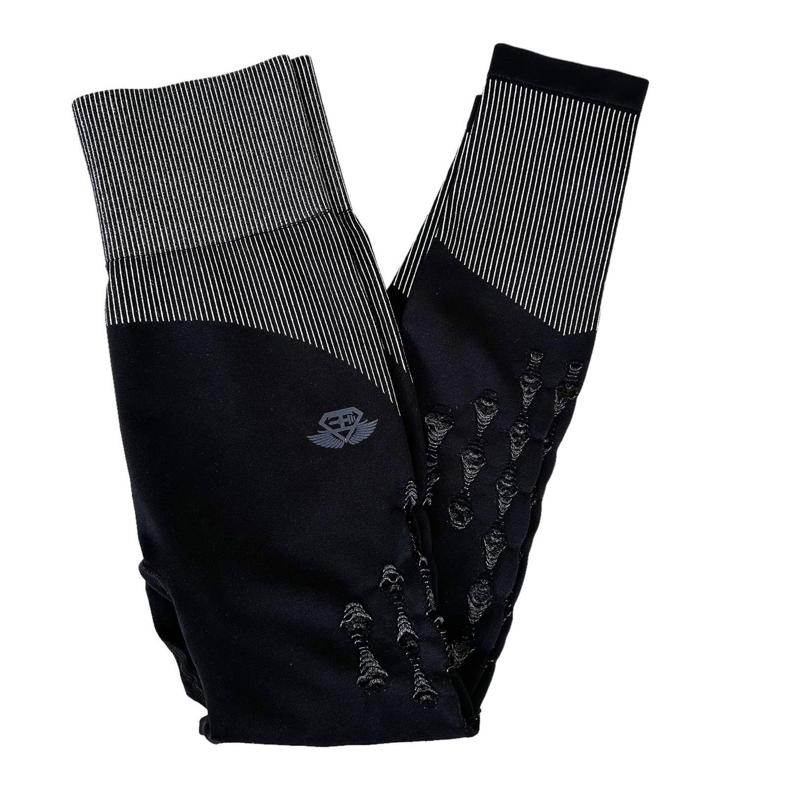 Other Engineered Life Black Seamless Leggings Sz S Size 28" / US 6 / IT 42 - 5 Thumbnail