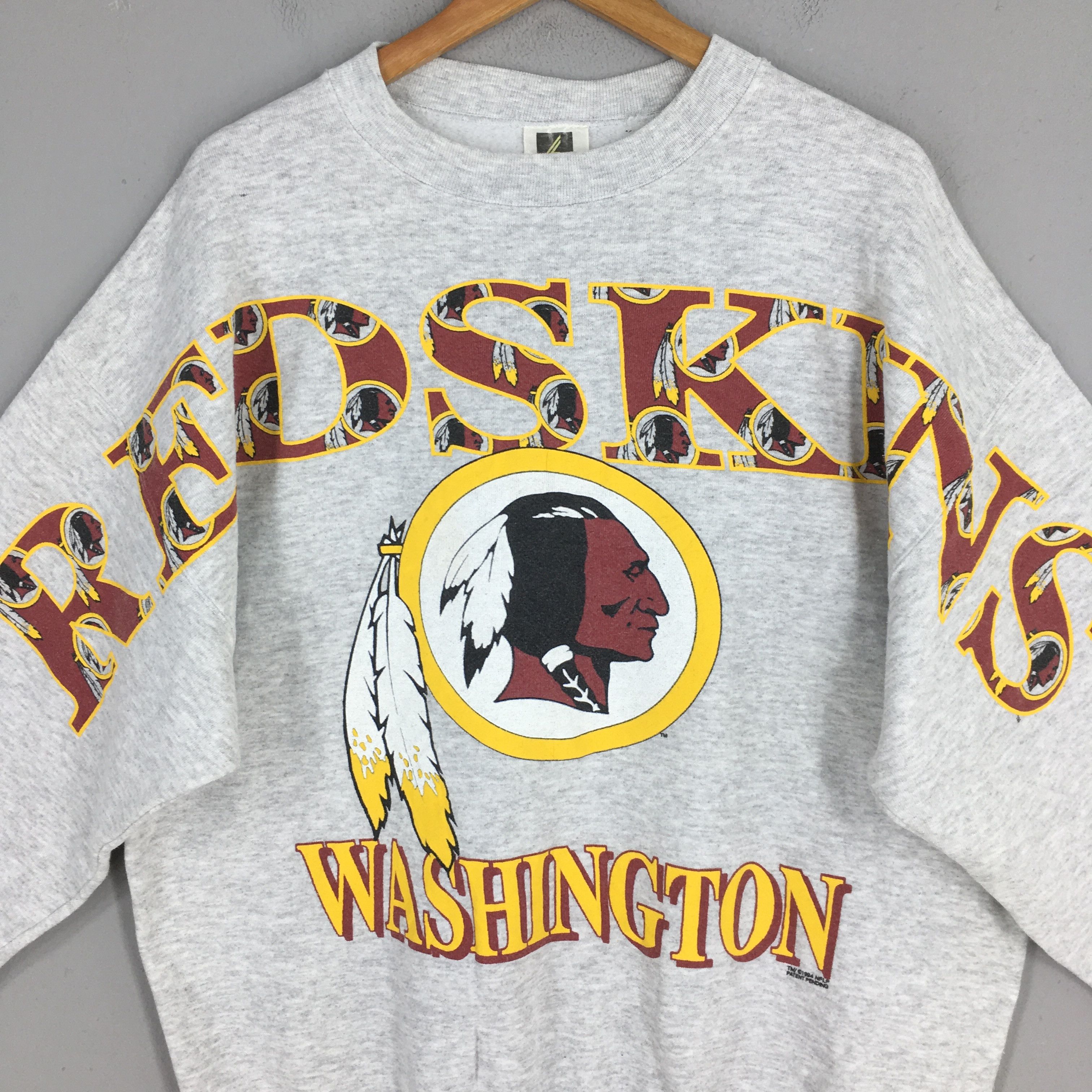 NFL Vintage 90s Washington Redskin NFL Football Sweatshirt XL Size US XL / EU 56 / 4 - 2 Thumbnail