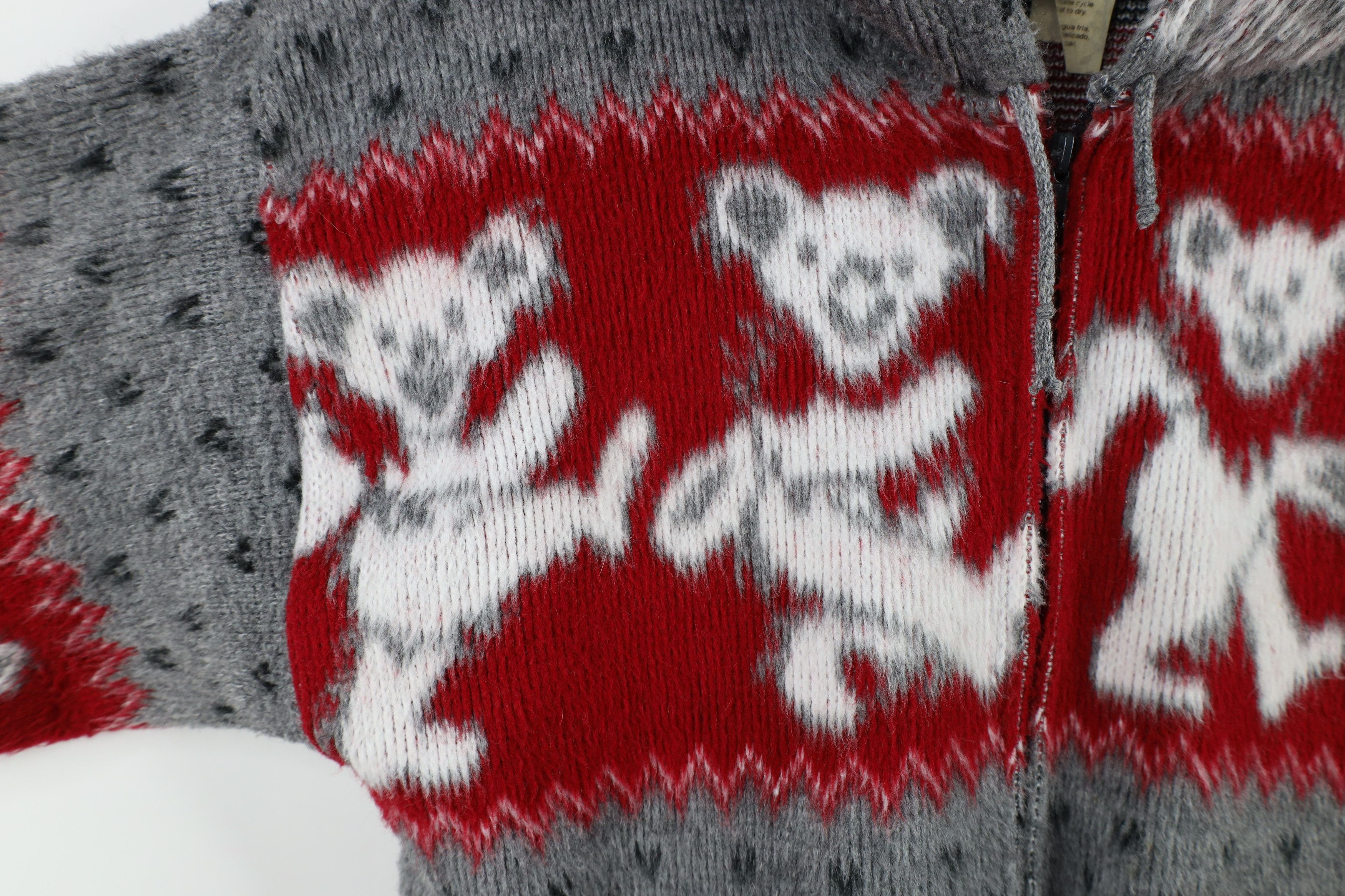 Vintage Vintage Y2K Grateful Bear All Over Print Band Fleece Hoodie Size US M / EU 48-50 / 2 - 5 Thumbnail