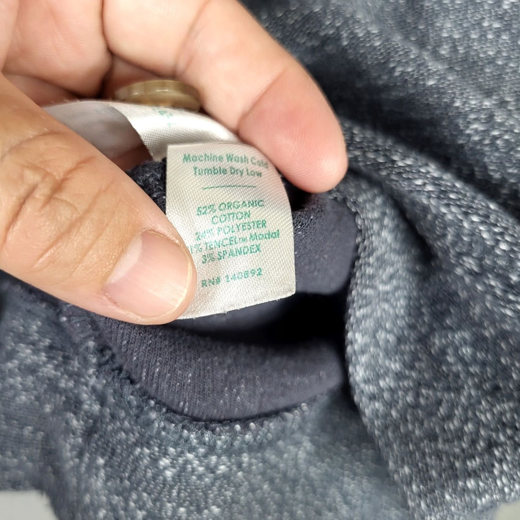 Marine Layer Marine Layer Mens Size L 1/4 Button up Sweatshirt Size US L / EU 52-54 / 3 - 7 Thumbnail