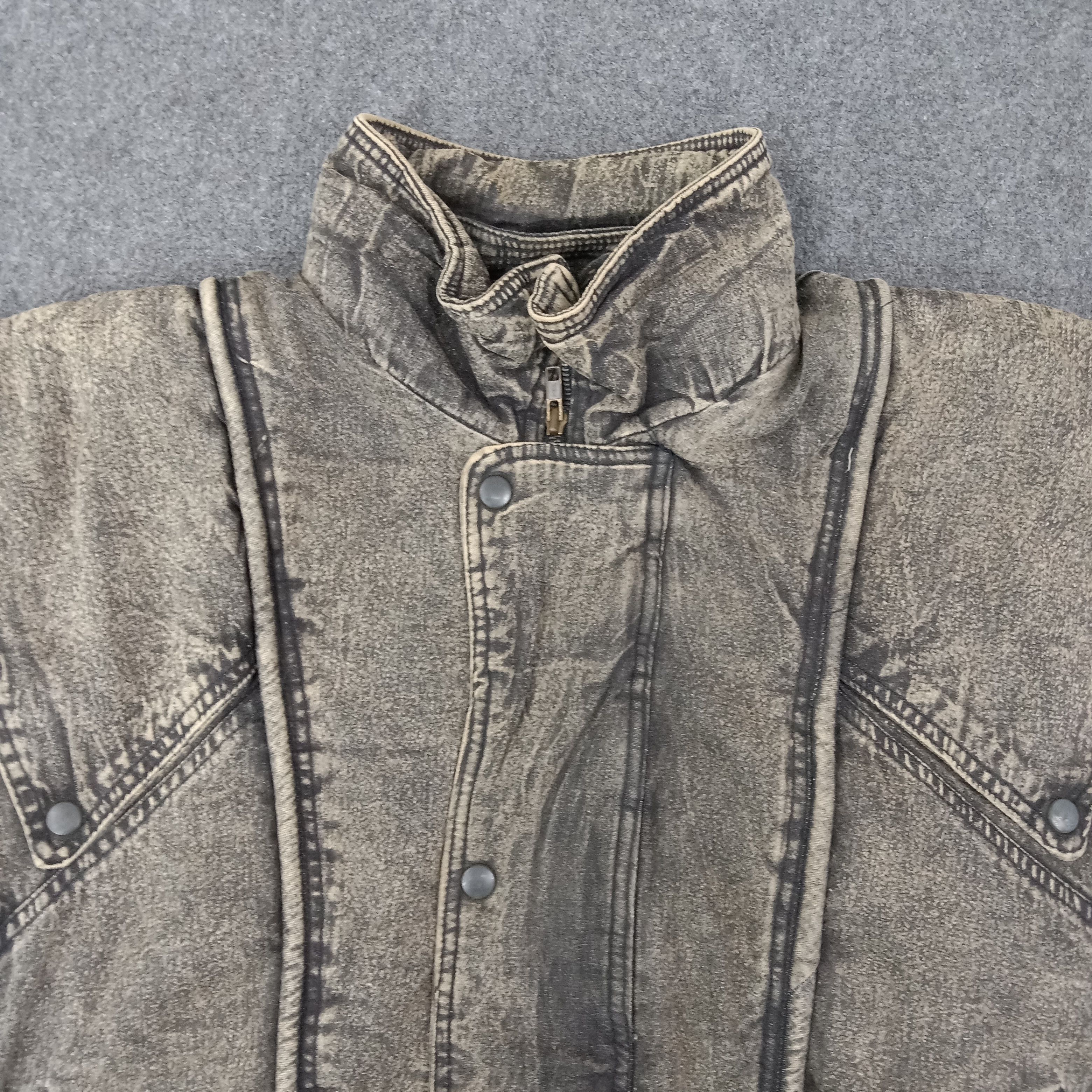 Vintage Harley Davidson Motorcycle Club Denim Jacket Size US XL / EU 56 / 4 - 4 Thumbnail