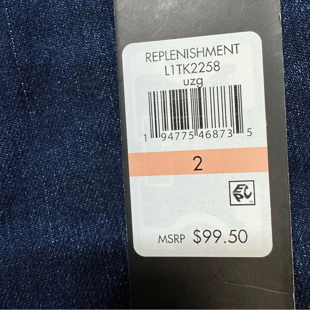 Karl Lagerfeld NWT New $100 Karl Lagerfeld Paris Contrast Logo Taping Jean Size 26" / US 2 / IT 38 - 7 Thumbnail