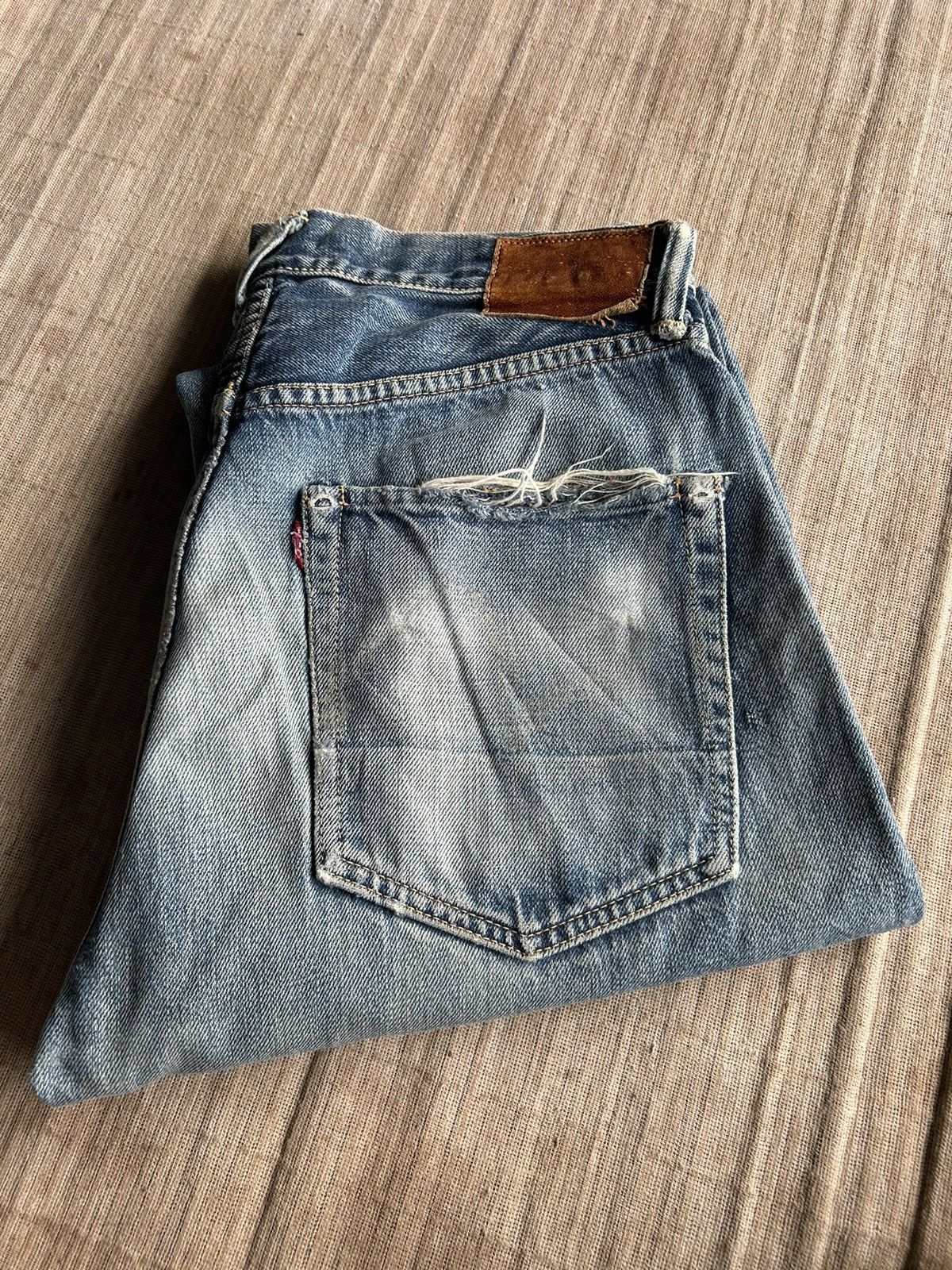 Evisu Vintage Evisu Yamane Selvedge distressed denim jeans Size US 30 / EU 46 - 4 Thumbnail