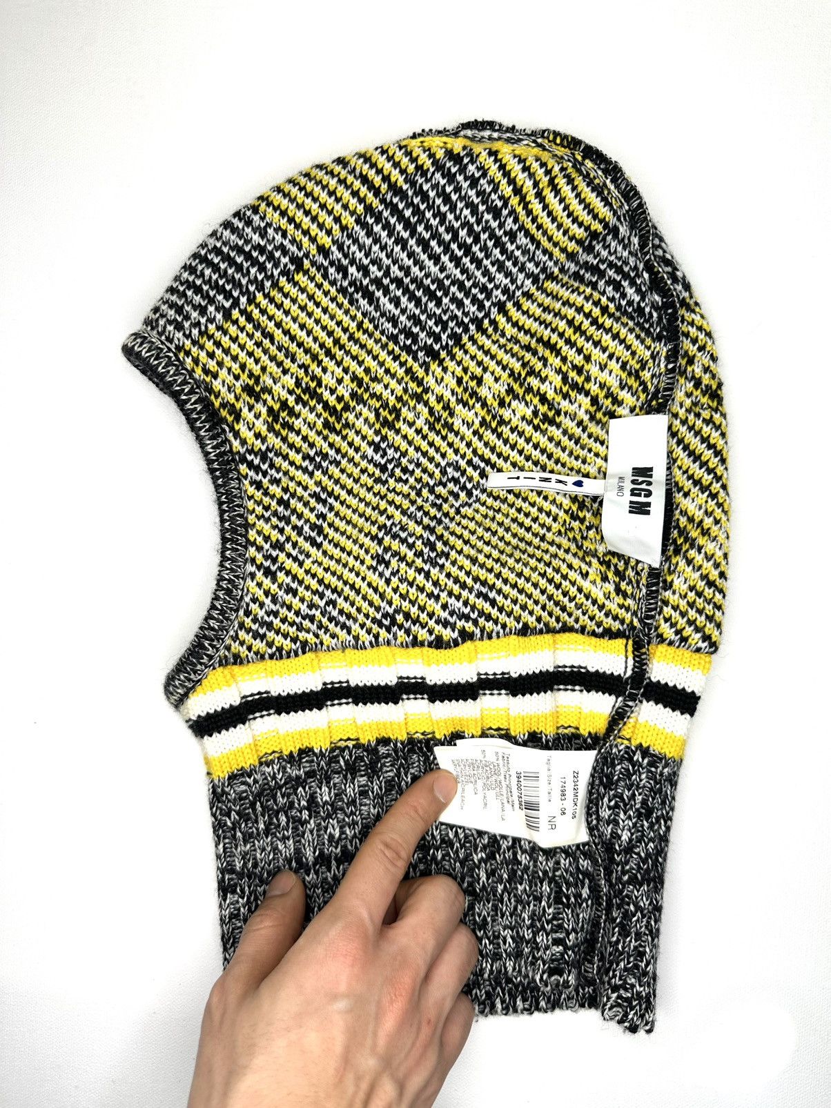 MSGM MSGM Jacquard knit Balaclava Size ONE SIZE - 3 Thumbnail