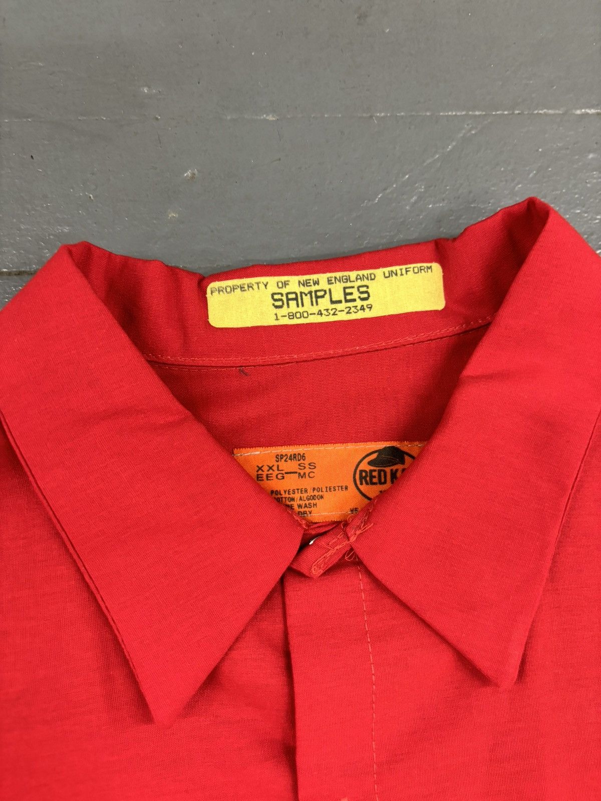 Vintage Vintage Red kap workwear shirt Size US XXL / EU 58 / 5 - 3 Thumbnail