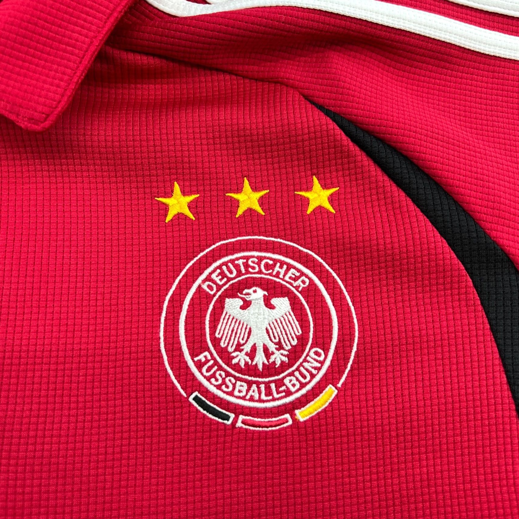 Adidas adidas Germany 2005 2006 Polo Shirt Mens Football Jersey Large Red T-Shirt Short Sleeve Jersey Mens Football Size US L / EU 52-54 / 3 - 4 Thumbnail
