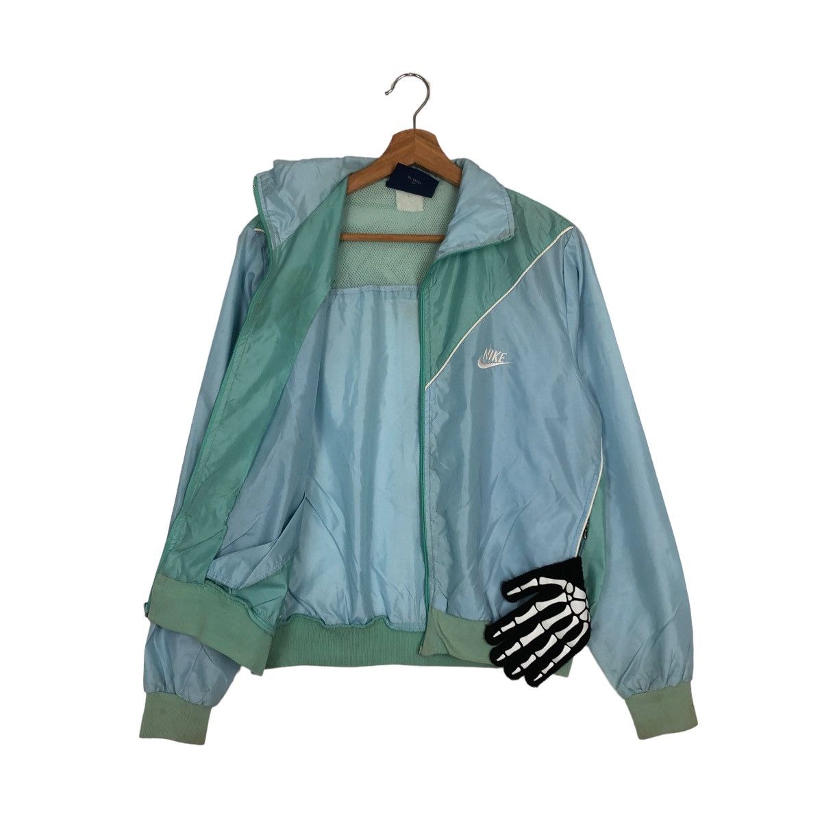 Nike 🔥VINTAGE 90’s NIKE BOMBER JACKET BLUE TAG Size US L / EU 52-54 / 3 - 8 Thumbnail