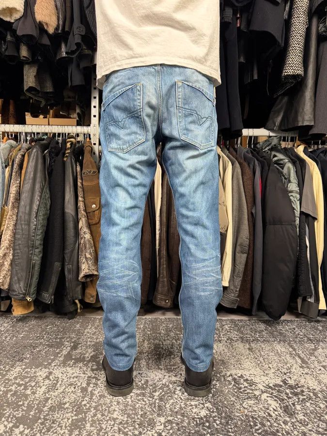 Diesel Diesel Blue Faded Denim Jeans Size US 32 / EU 48 - 4 Thumbnail
