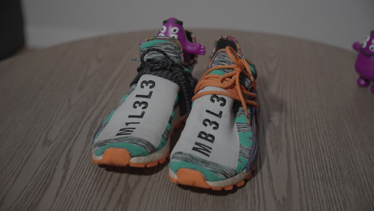 Adidas Pharrell Solar Pack Hu NMD M1L3L3 sneakers Size US 10 / EU 43 - 1 Thumbnail