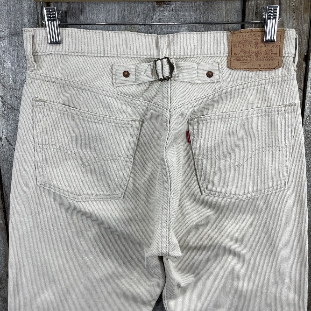 Levi's × Vintage Vintage Levi's 702 BIG E Corduroy Jeans Size US 30 / EU 46 - 4 Thumbnail