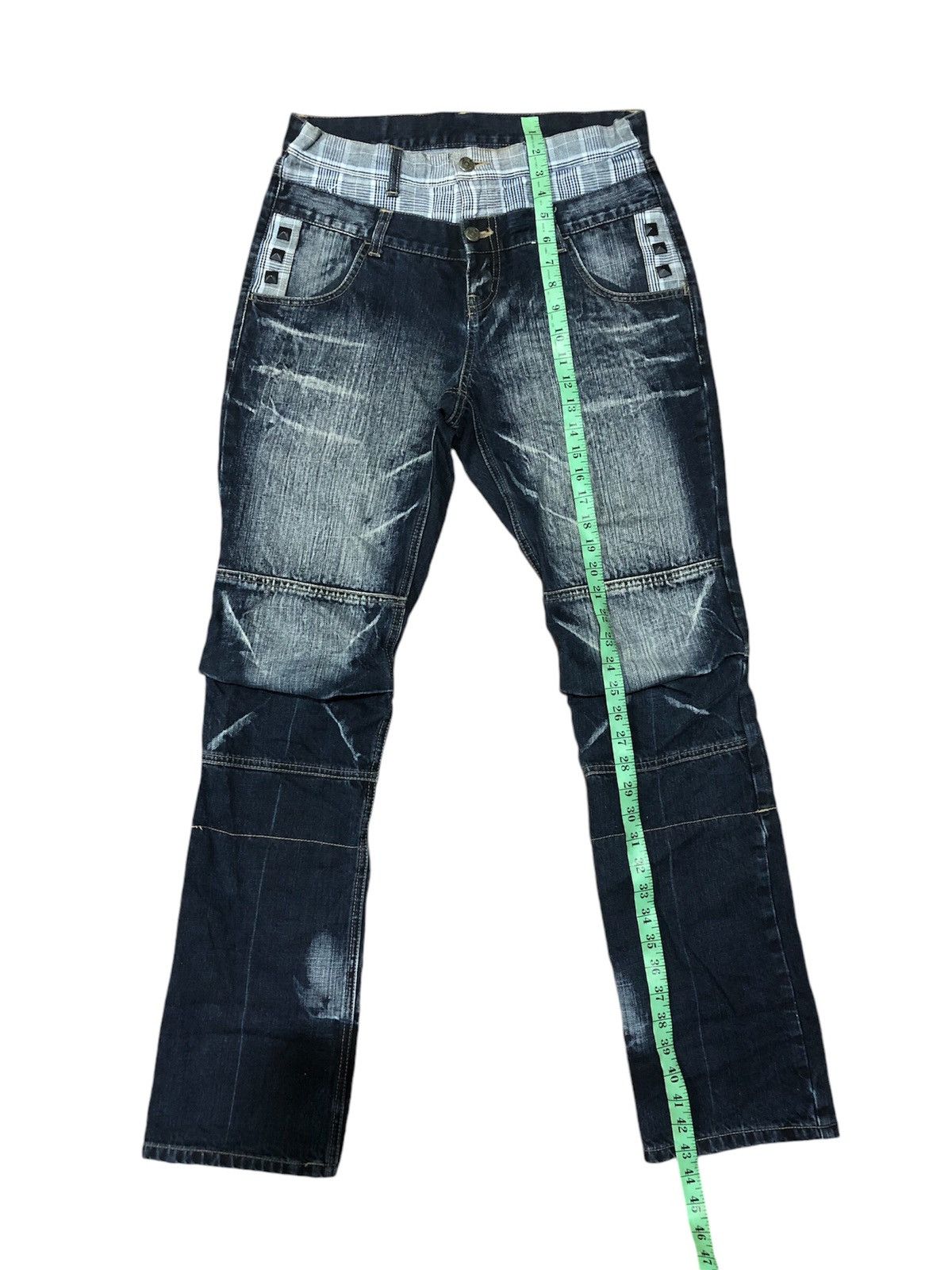 Japanese Brand × PPFM × Vintage Vintage PPFM Double Waist Denim Jeans Size US 31 - 13 Thumbnail