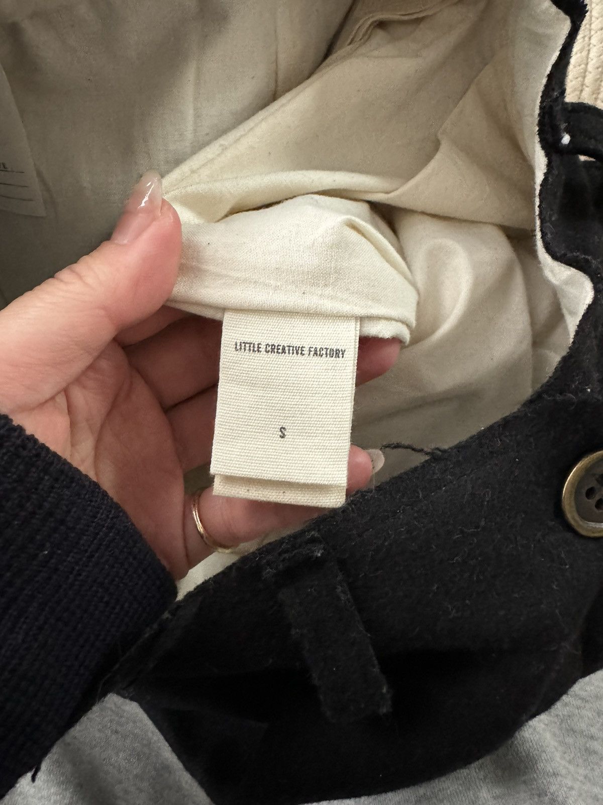Designer Another Archive FRAYED BLACK WOOL PANTS SIZE SMALL Size 27" / US 4 / IT 40 - 6 Thumbnail