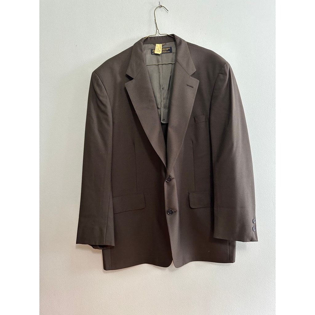 Brooks Brothers Brooks Brothers olive green two button wool blazer size 45R Size 44R - 2 Thumbnail
