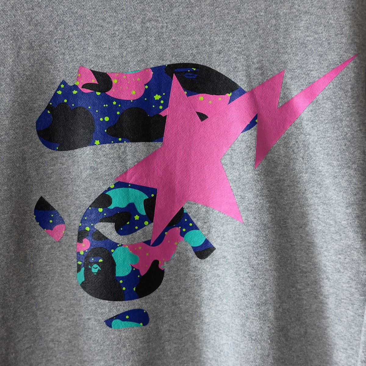 Bape Bape x Kid Cudi Crewneck Gray 2021 Size US S / EU 44-46 / 1 - 4 Thumbnail