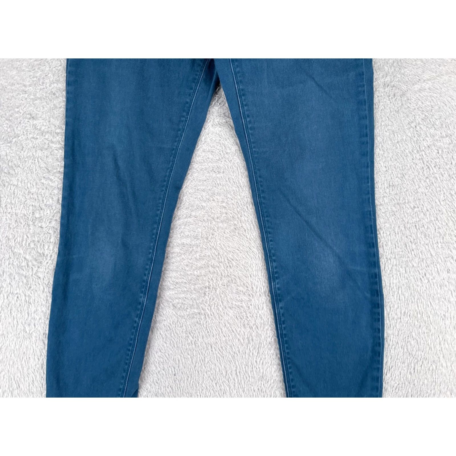 Express Express Jeans Womens Jeans 6 Blue Denim Skinny Low Rise Cotton Blend 29x30 Size 28" / US 6 / IT 42 - 3 Thumbnail