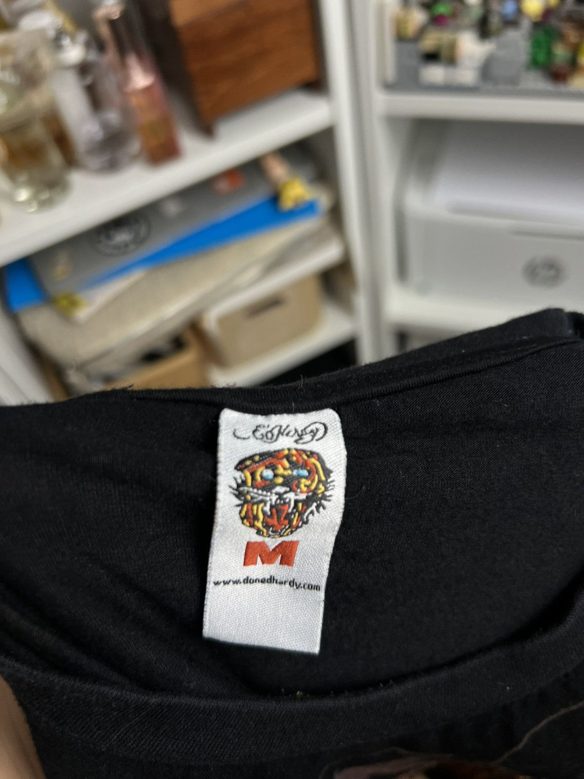 Christian Audigier × Ed Hardy × Vintage Vintage Y2K Ed Hardy printed t-shirt M skate baggy drip drain Size US M / EU 48-50 / 2 - 4 Thumbnail