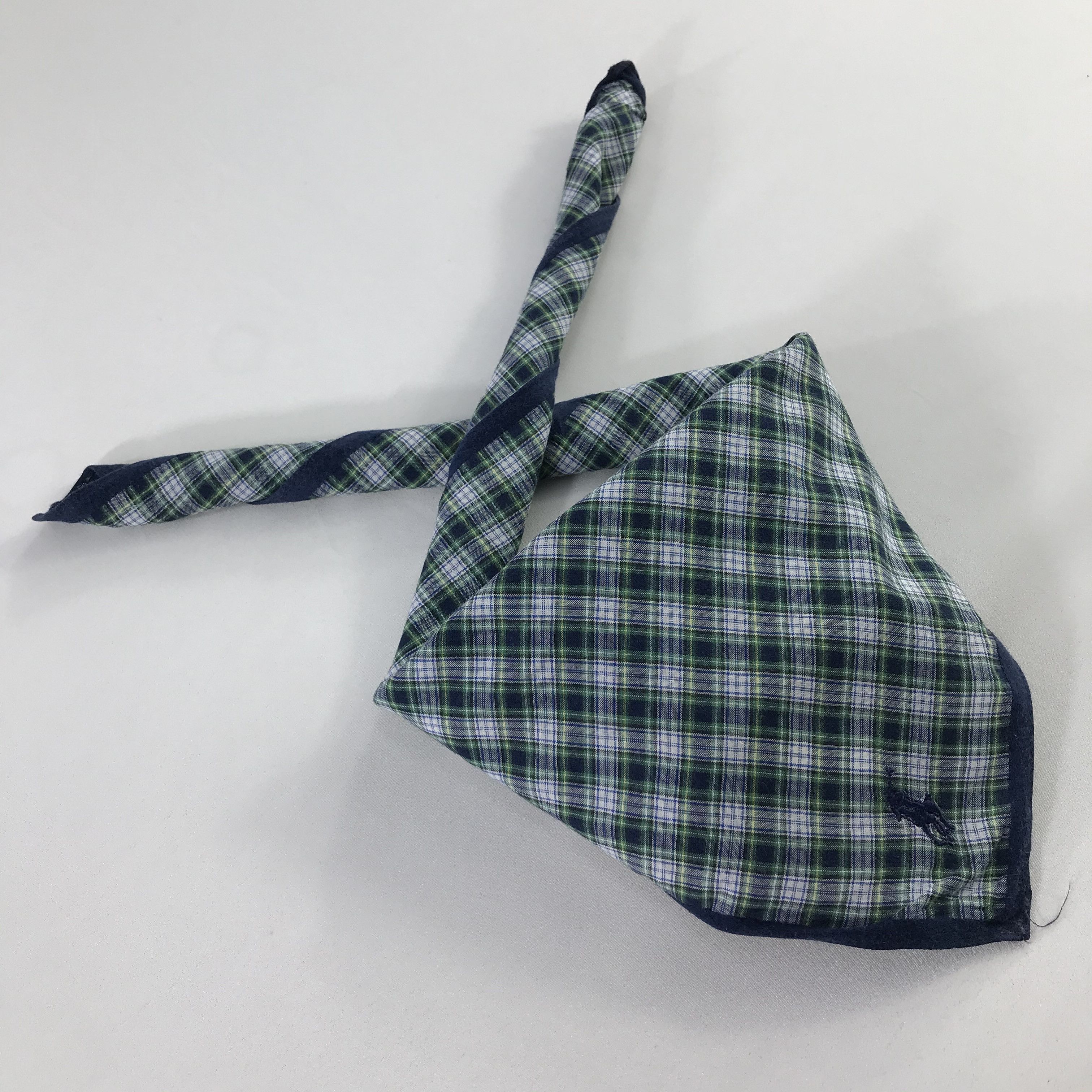 Polo Ralph Lauren × Vintage Polo Ralph Lauren Bandana / Handkerchief / Neckerchief -S871 Size ONE SIZE - 4 Thumbnail