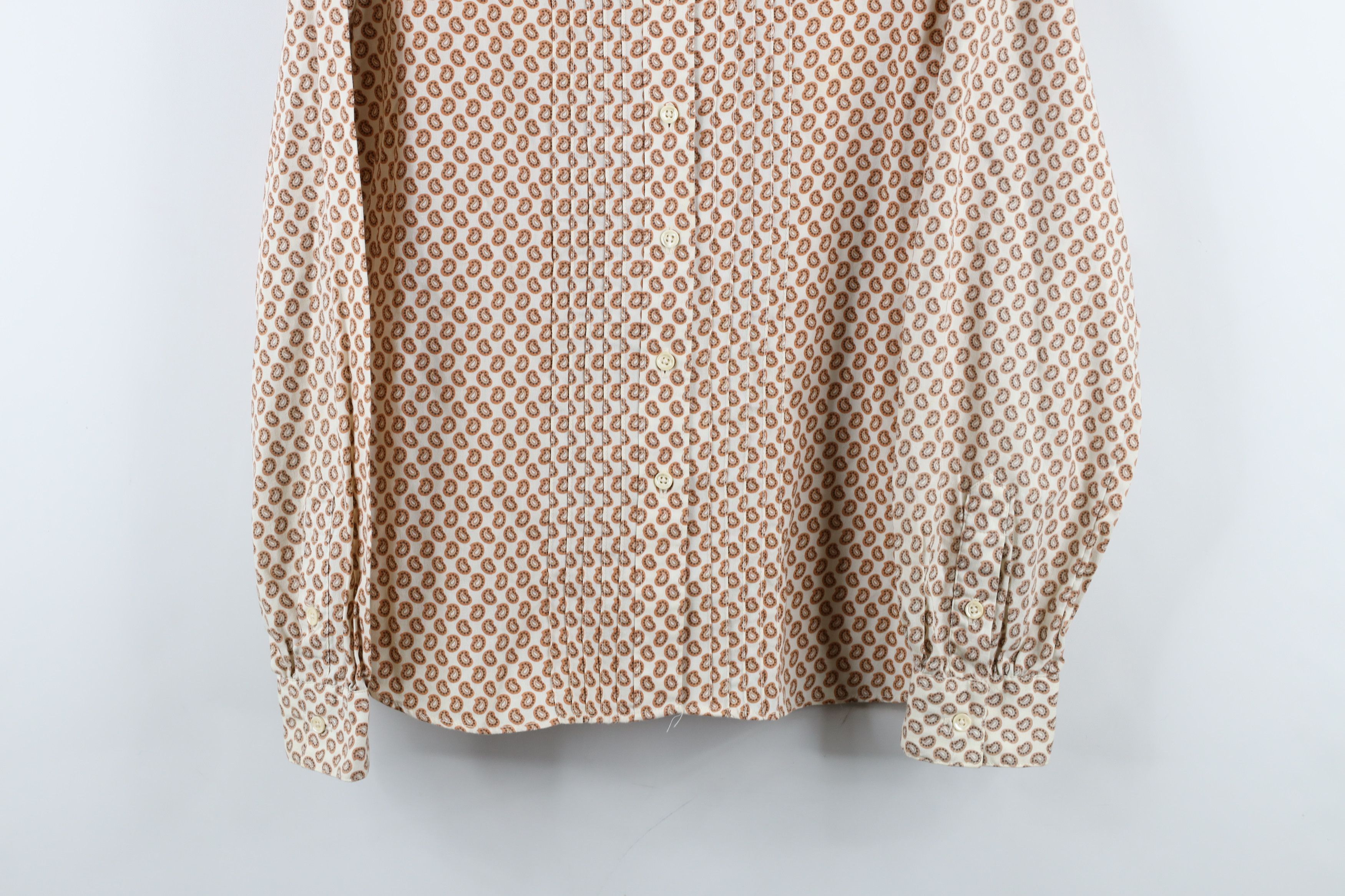 Vintage Vintage 70s Streetwear Paisley Collared Button Shirt USA Size XL / US 12-14 / IT 48-50 - 3 Thumbnail