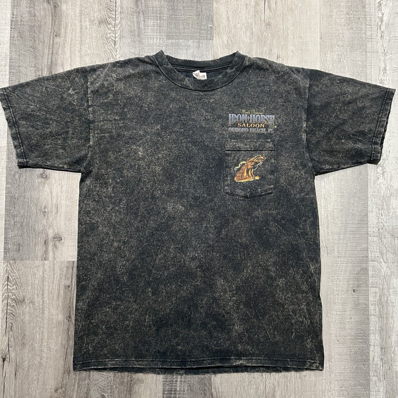 Anvil VTG Iron Horse Saloon Ormond Beach 2005 Bike Week Y2K Shirt Size US L / EU 52-54 / 3 - 2 Thumbnail