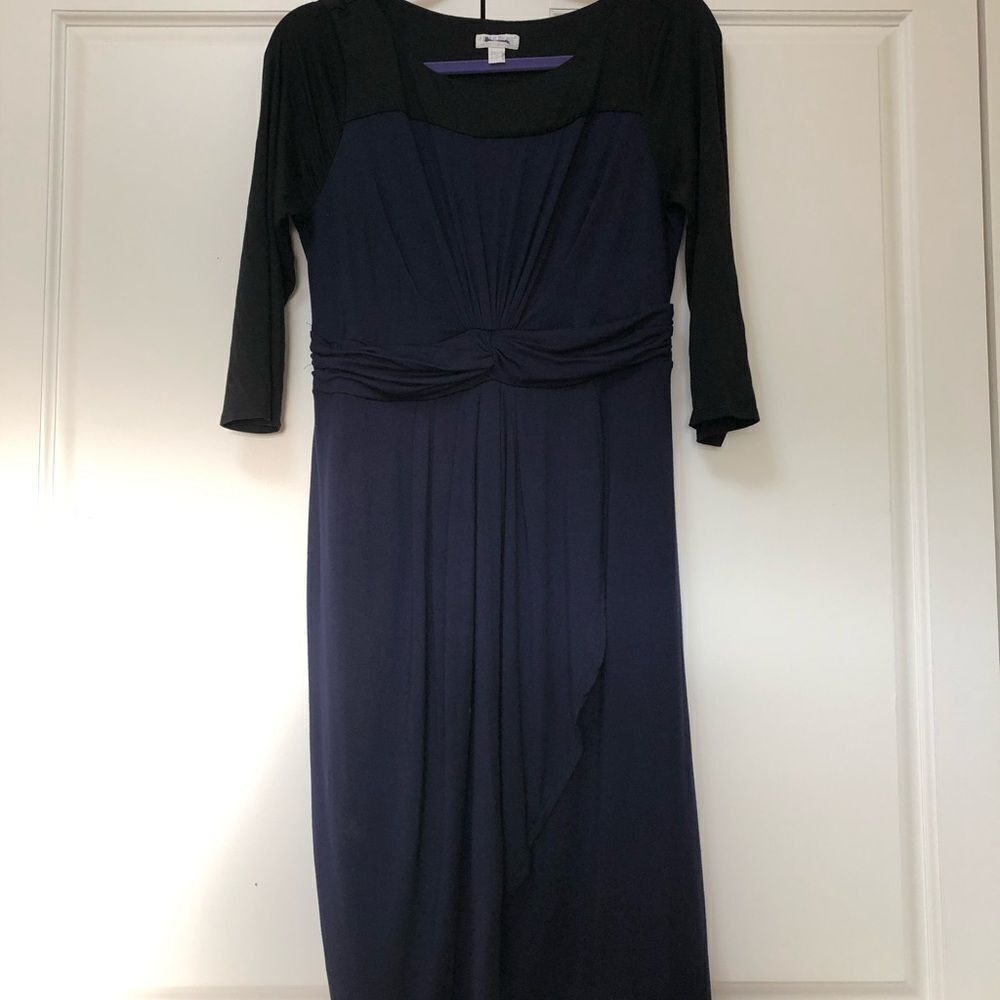 NBDN Nobrandedon A Pea in the Pod Faux-wrap Maternity Dress Size L / US 10 / IT 46 - 3 Thumbnail