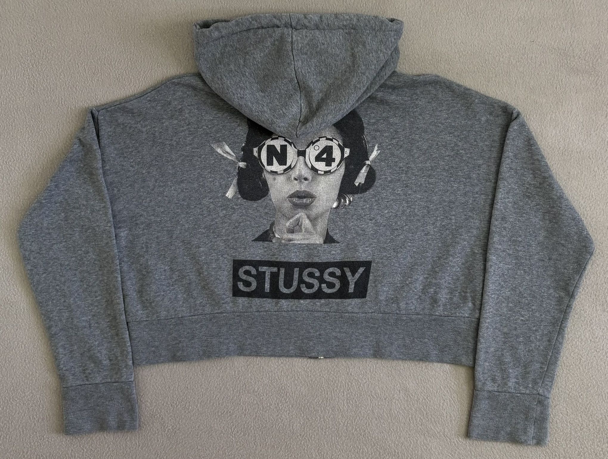 Stussy Stussy Crop Zip Hoodie Size S Size S / US 4 / IT 40 - 11 Thumbnail