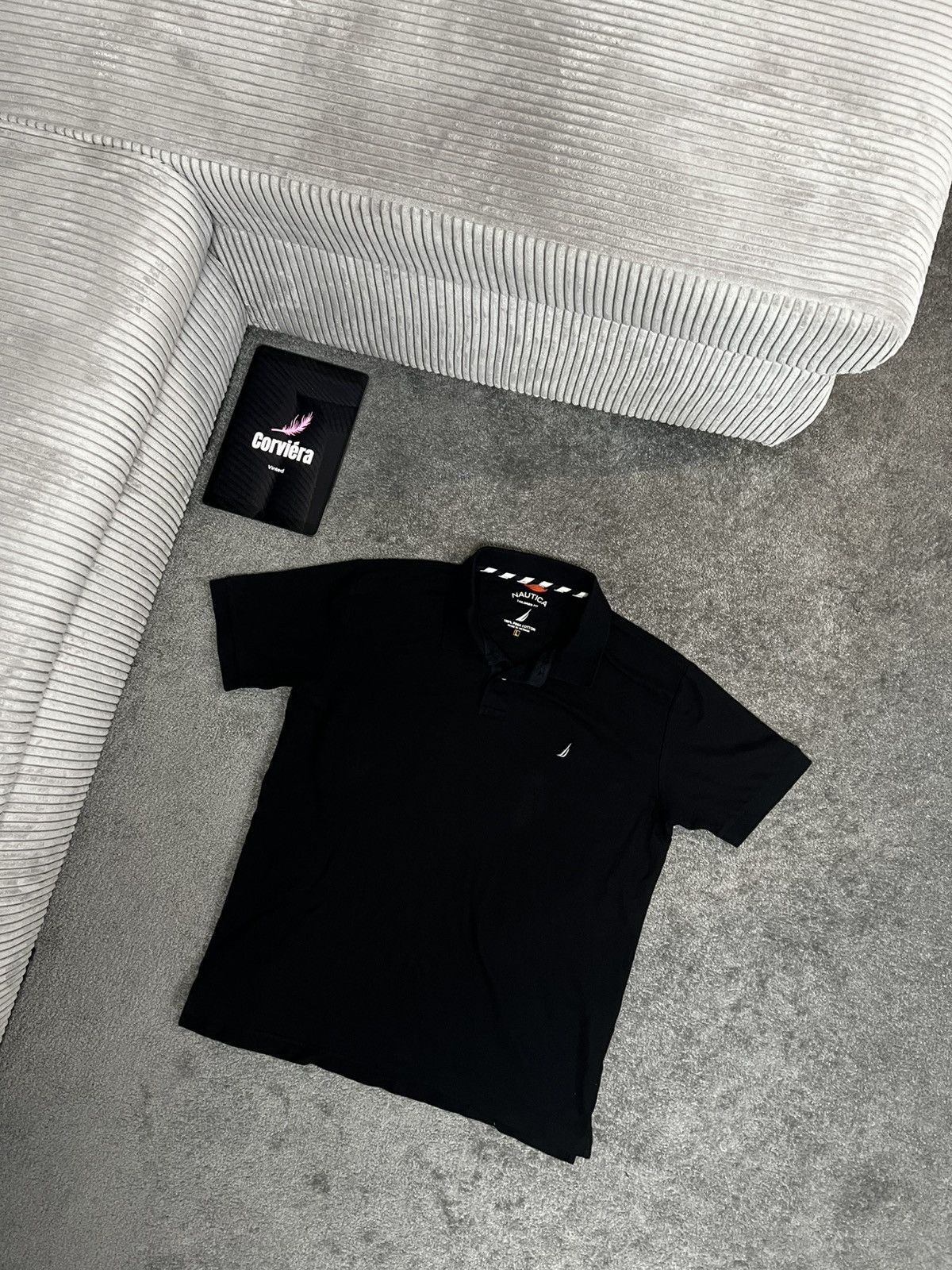Designer × Nautica × Vintage Nautica Vintage Polo Shirt black Size US L / EU 52-54 / 3 - 1 Thumbnail