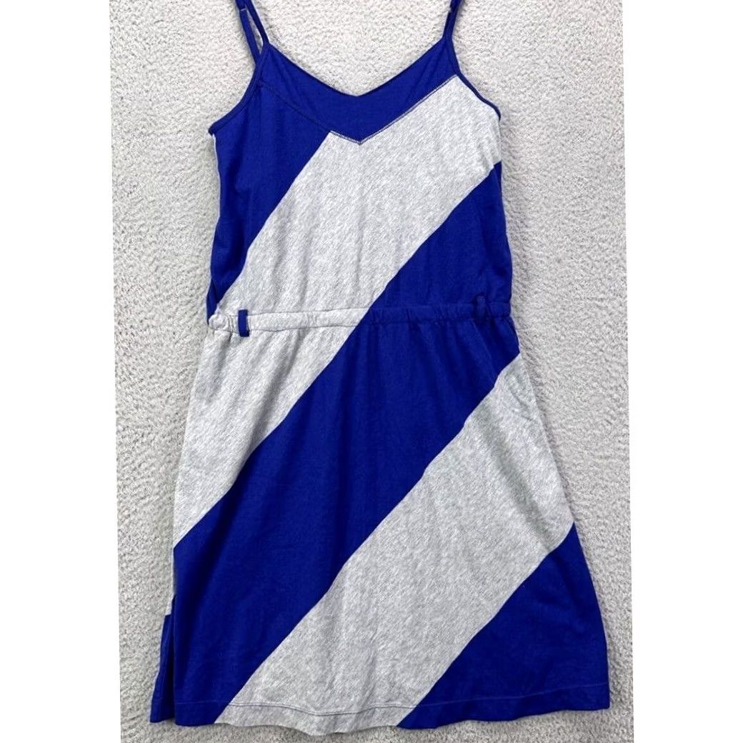 Aeropostale VINTAGE Aeropostale Strappy Mini Dress Womens MEDIUM Blue Gray Elastic Waist Ladies NEW Size M / US 6-8 / IT 42-44 - 2 Thumbnail