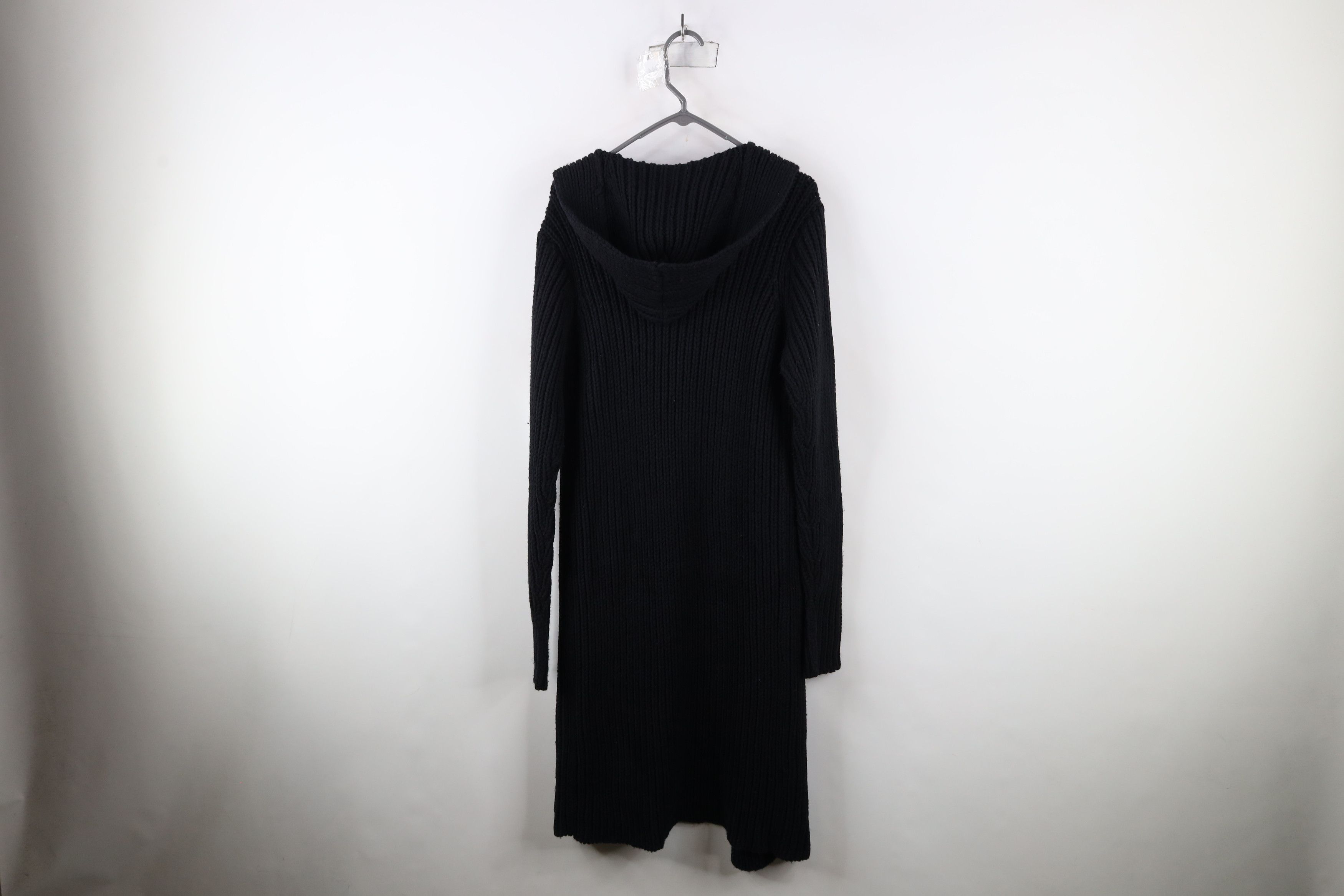 Gap × Vintage Vintage 90s Y2K Gap Ribbed Knit Hooded Cardigan Sweater Size ONE SIZE - 7 Thumbnail