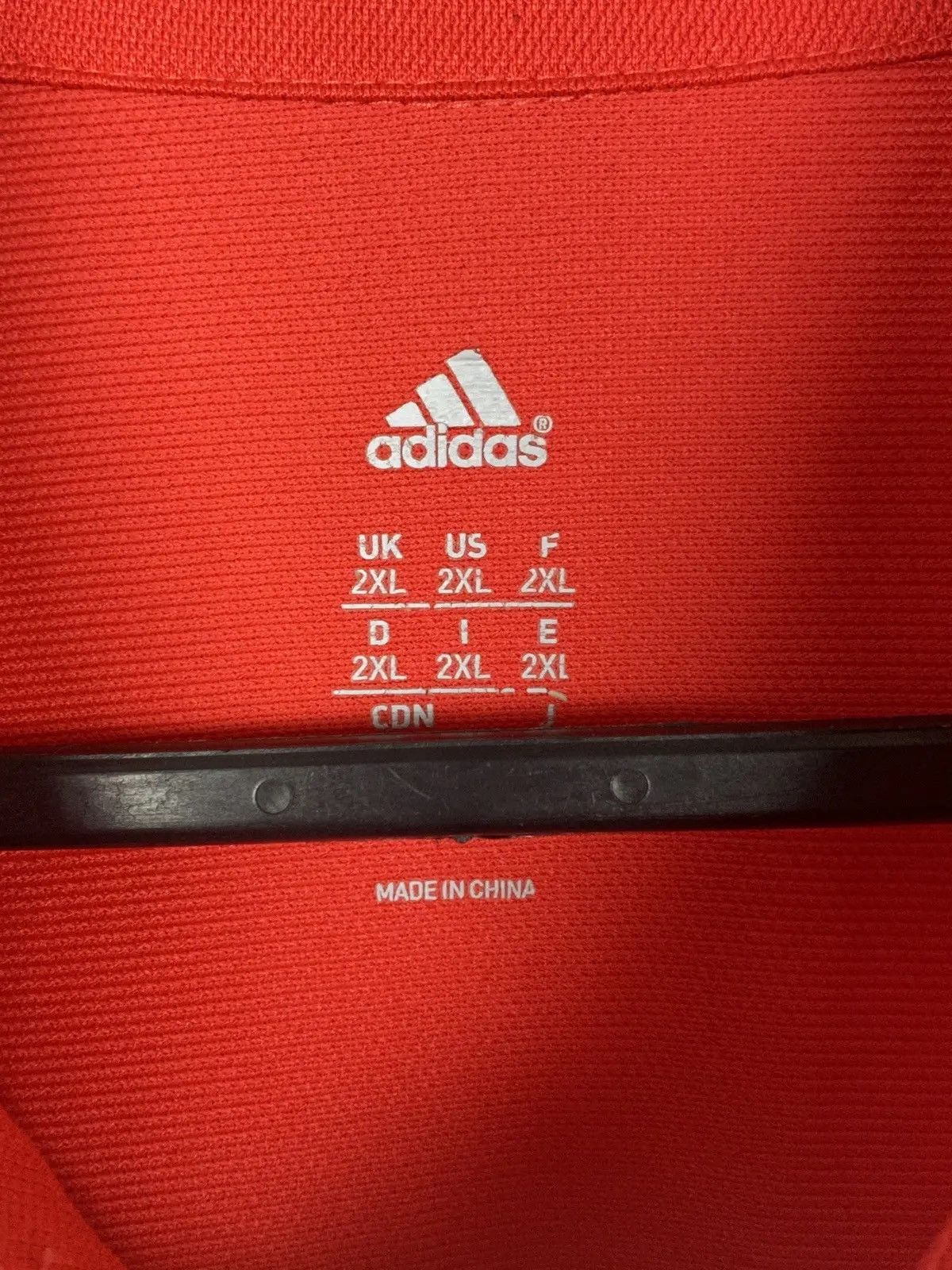 Adidas Adidas Player Issue Scotland 2014 Vauxhall Jersey In Red Size US XXL / EU 58 / 5 - 7 Thumbnail