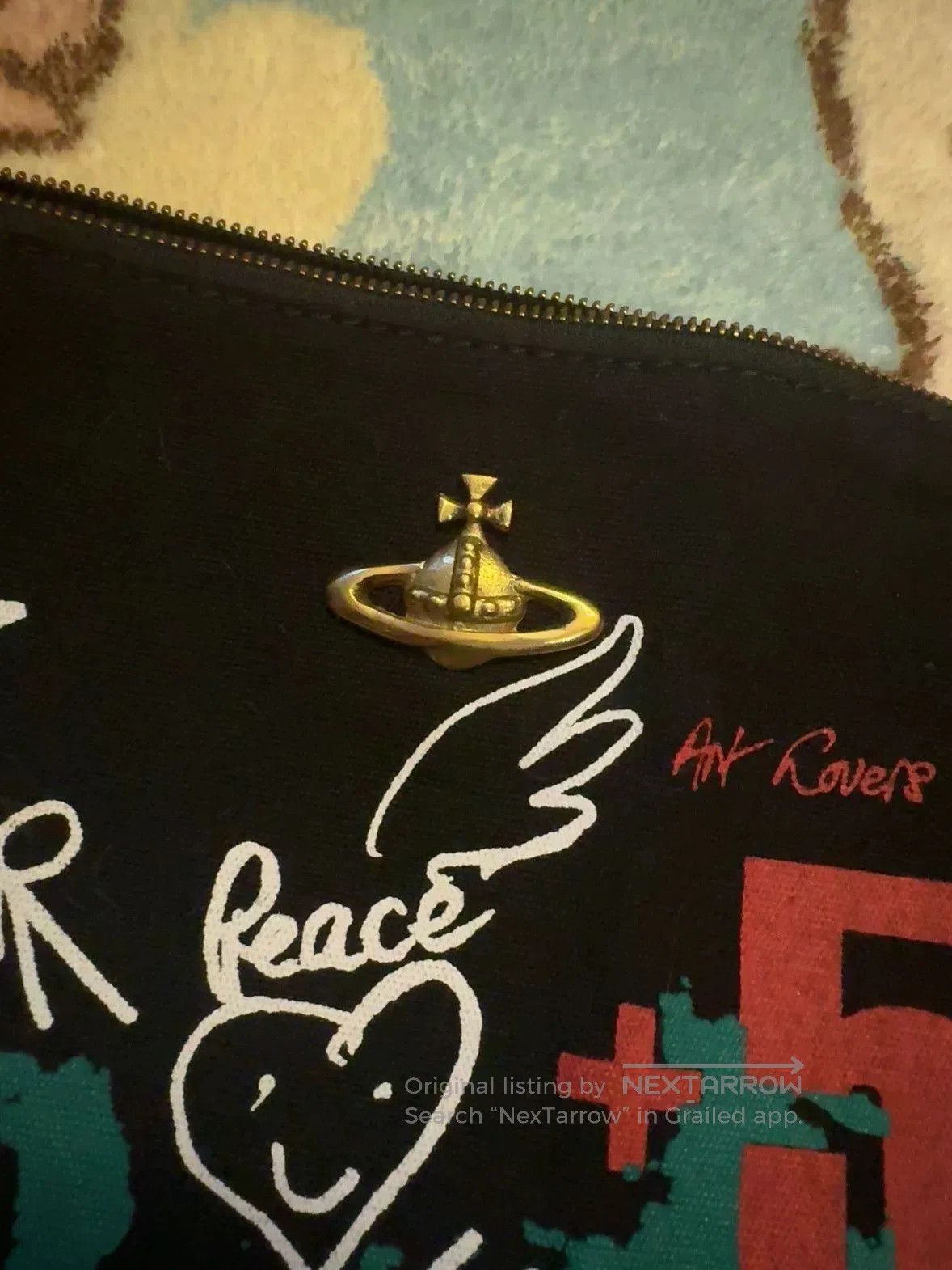 Vivienne Westwood Vivienne Westwood Africa Canvas Clutch. Size ONE SIZE - 8 Thumbnail