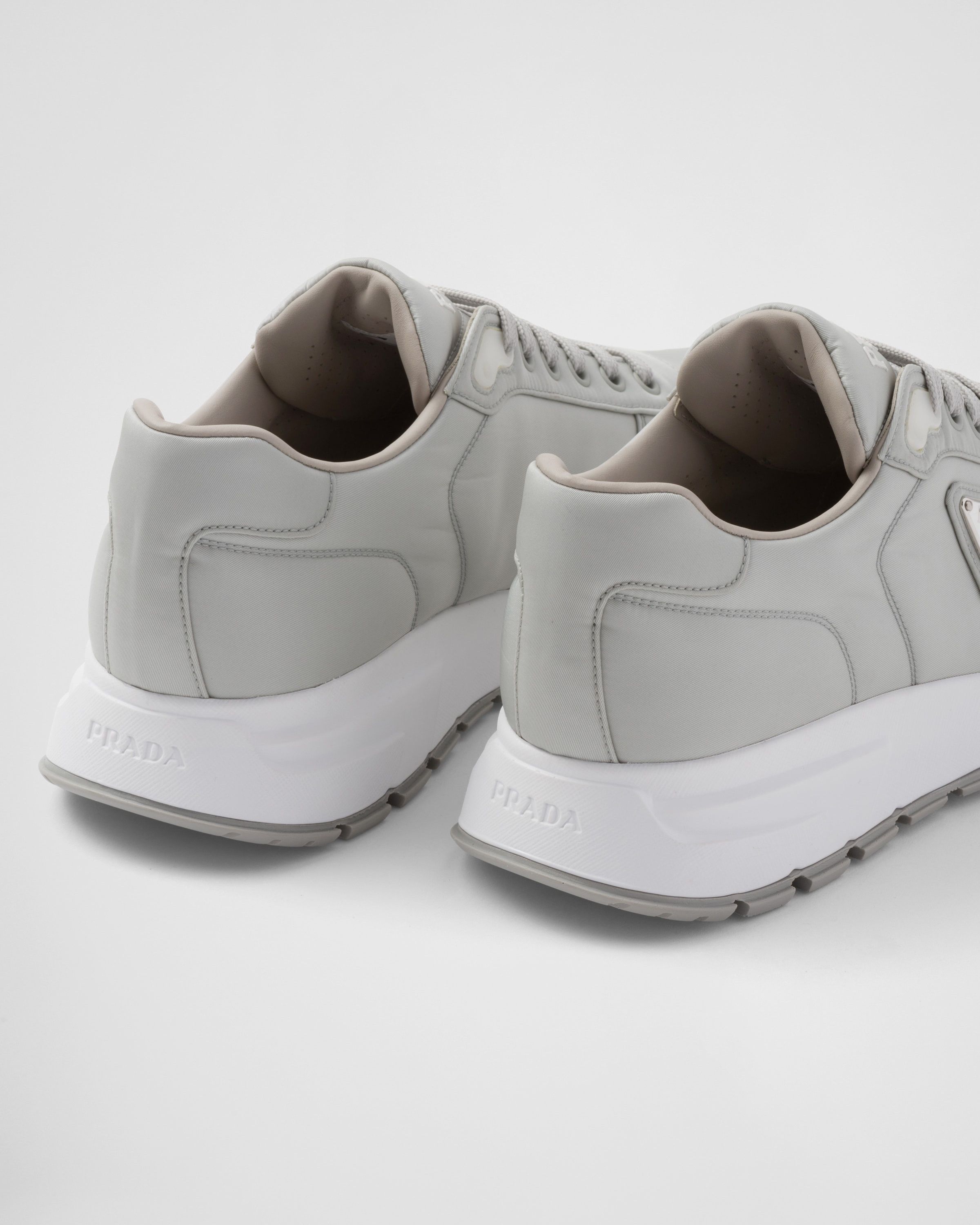Prada o1mt1gz0325 Re-Nylon Sneakers in Light Grey Size US 10 / EU 43 - 6 Thumbnail