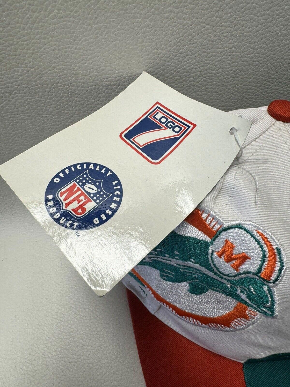 Logo 7 × NFL × Vintage Vintage NWT NFL Miami Dolphins Logo 7 SnapBack Hat Size ONE SIZE - 7 Thumbnail