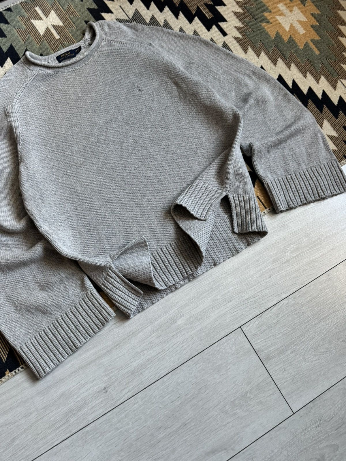 Polo Ralph Lauren Vintage Polo Ralph Lauren Wide Sleeves Y2K Knitted Sweater Size US M / EU 48-50 / 2 - 6 Thumbnail