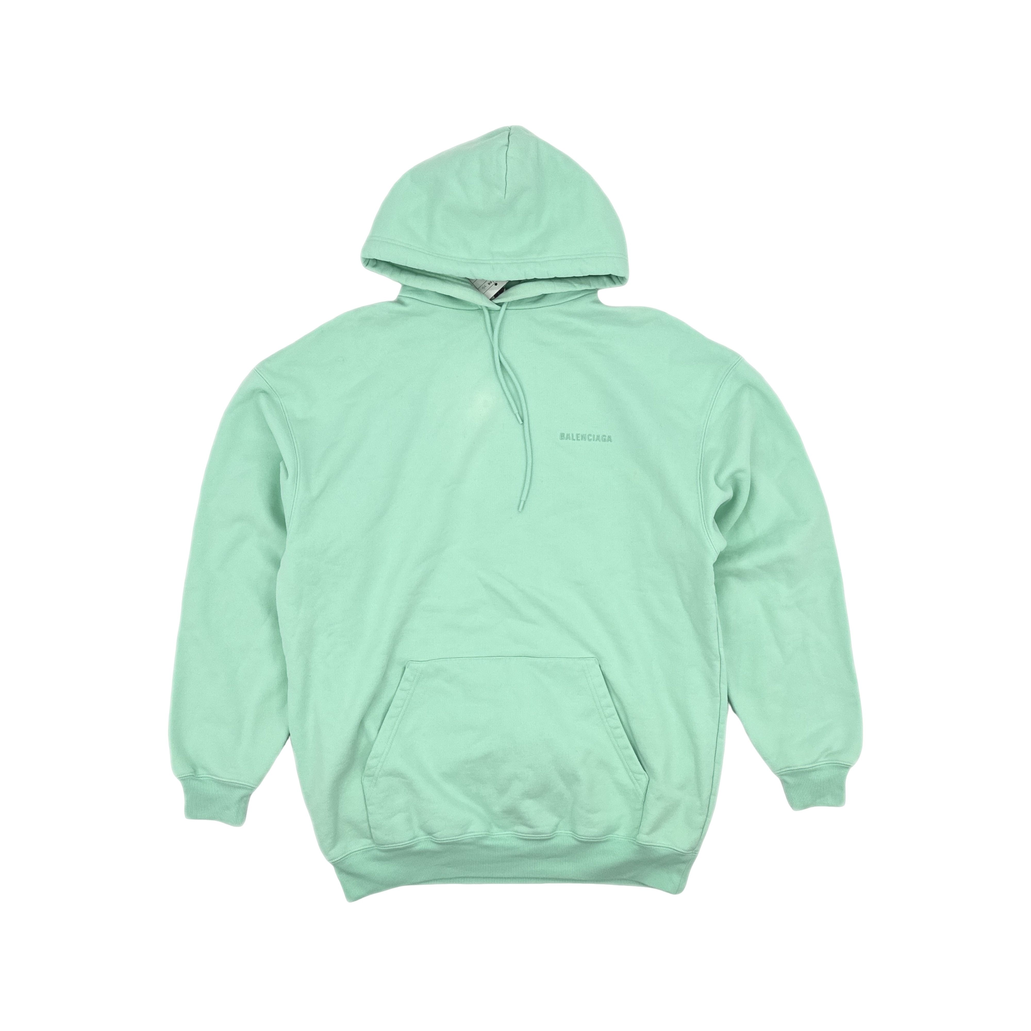 Balenciaga Balenciaga Logo Pullover Hoodie XS Size XS / US 0-2 / IT 36-38 - 1 Thumbnail