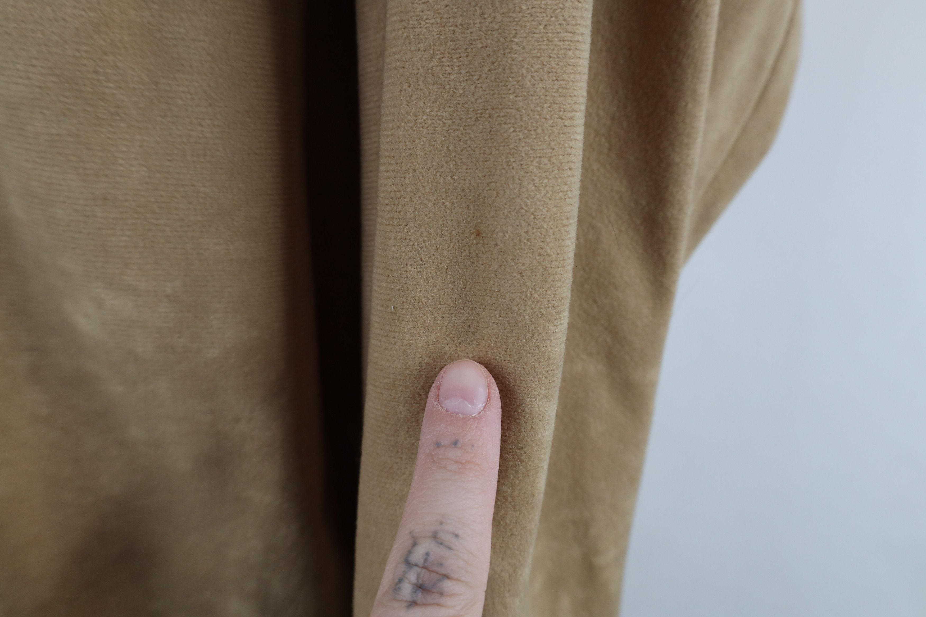 Vintage Vintage 90s Streetwear Handmade Fleece Corduroy Button Shirt Size US XL / EU 56 / 4 - 5 Thumbnail