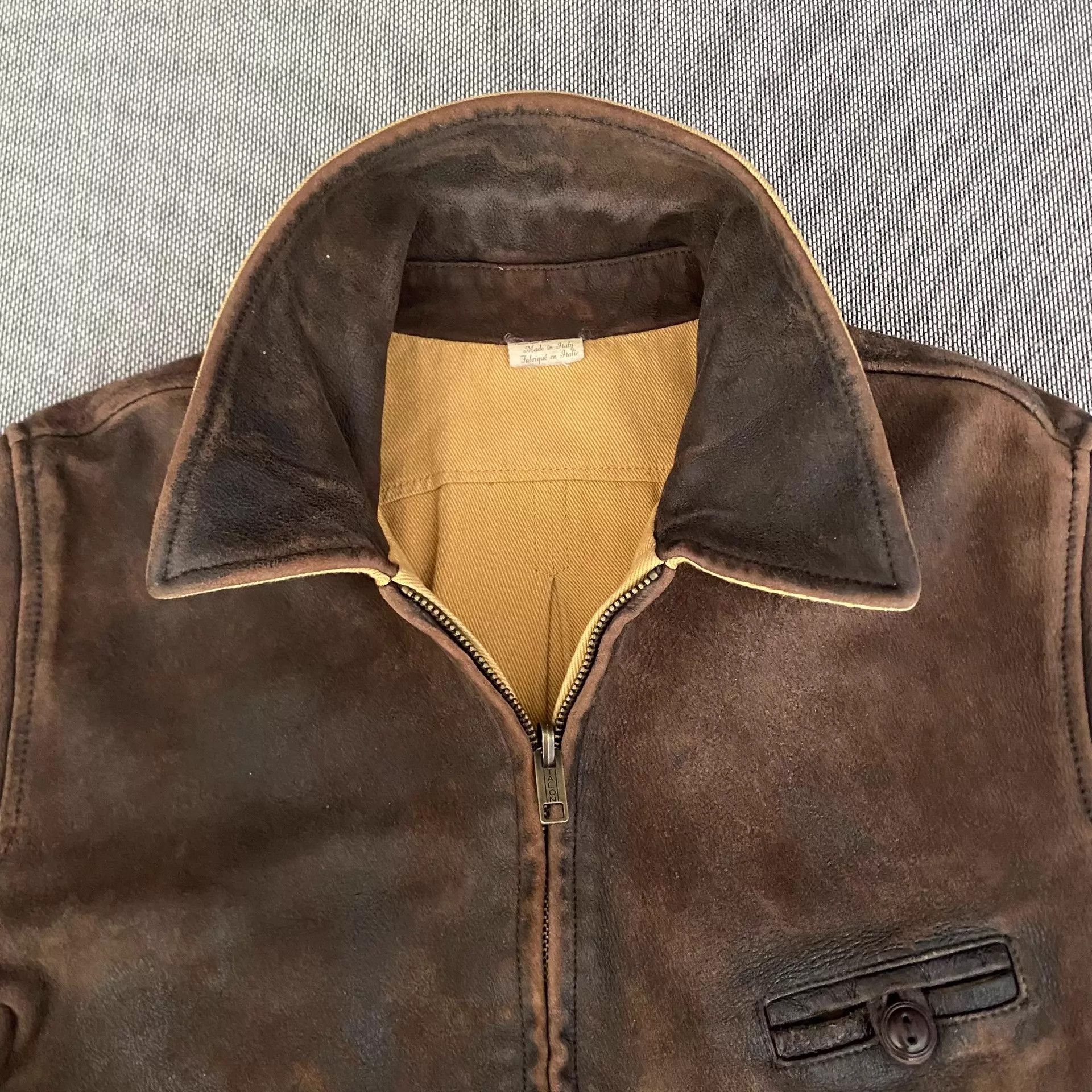 Levi's Levi's LVC 1940s Distressed Dark Brown Lambskin S Size US S / EU 44-46 / 1 - 4 Thumbnail