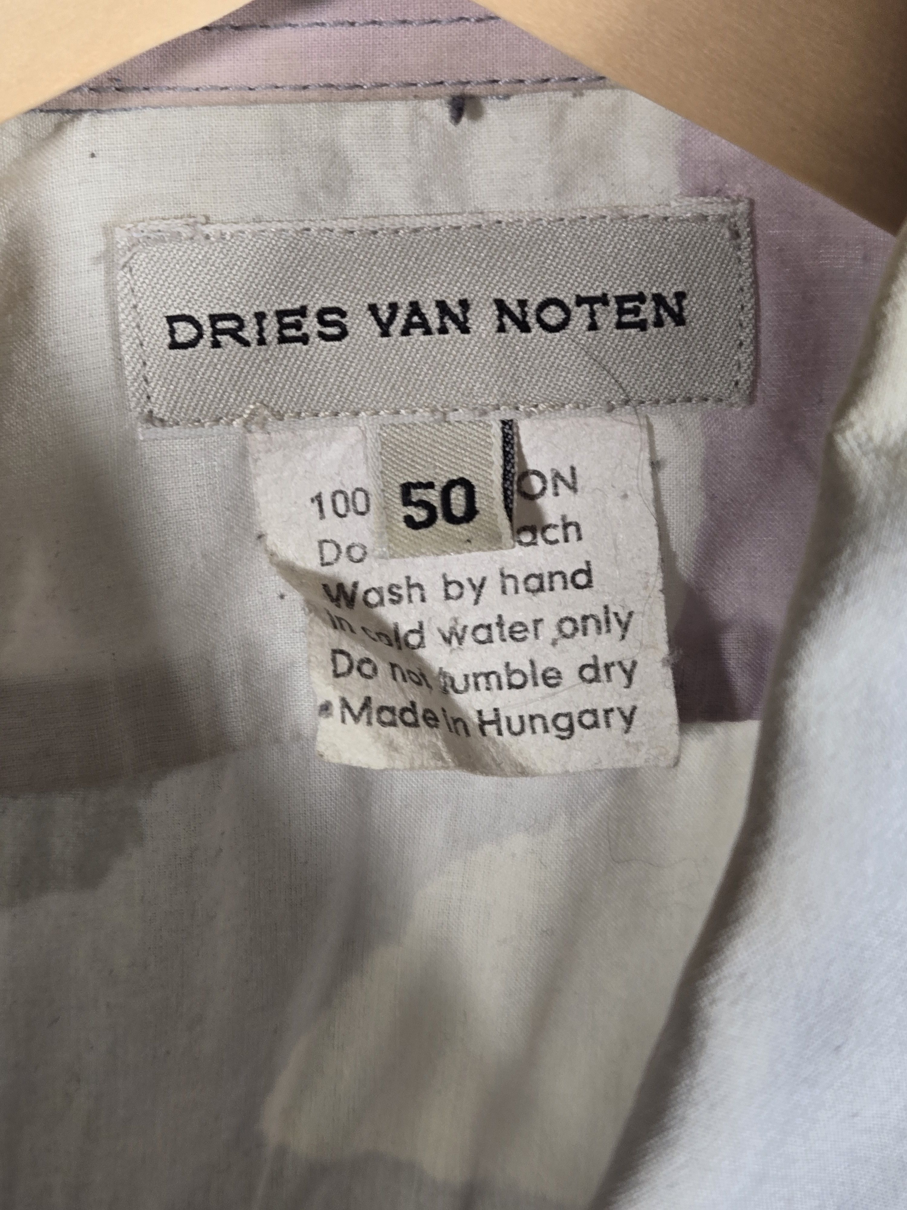 Dries Van Noten L/EU 50 Pastel Camouflage Short Sleeve Casual Shirt Size US M / EU 48-50 / 2 - 3 Thumbnail