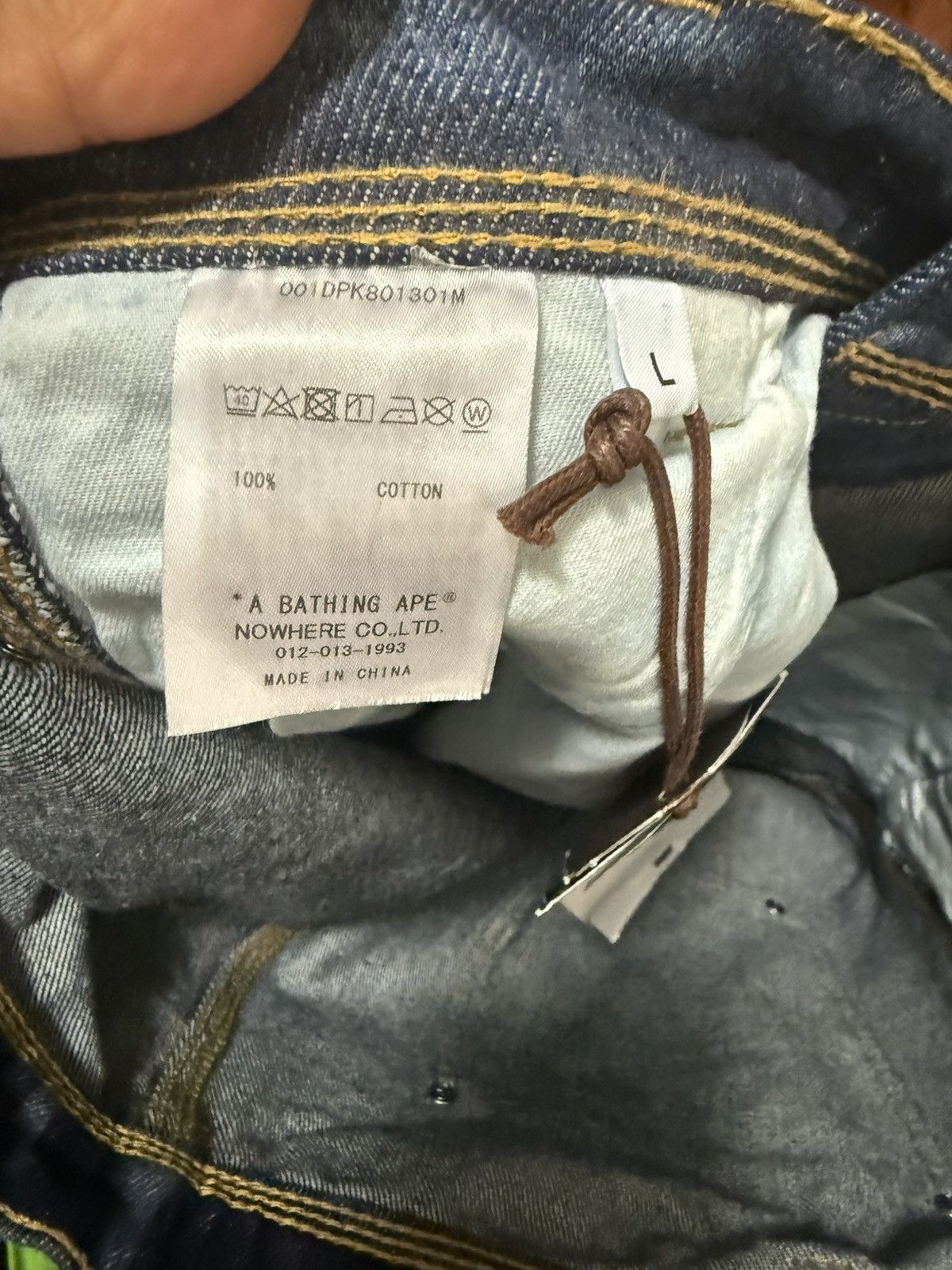 Bape Bape Indigo Rose Denim Size US 32 / EU 48 - 5 Thumbnail