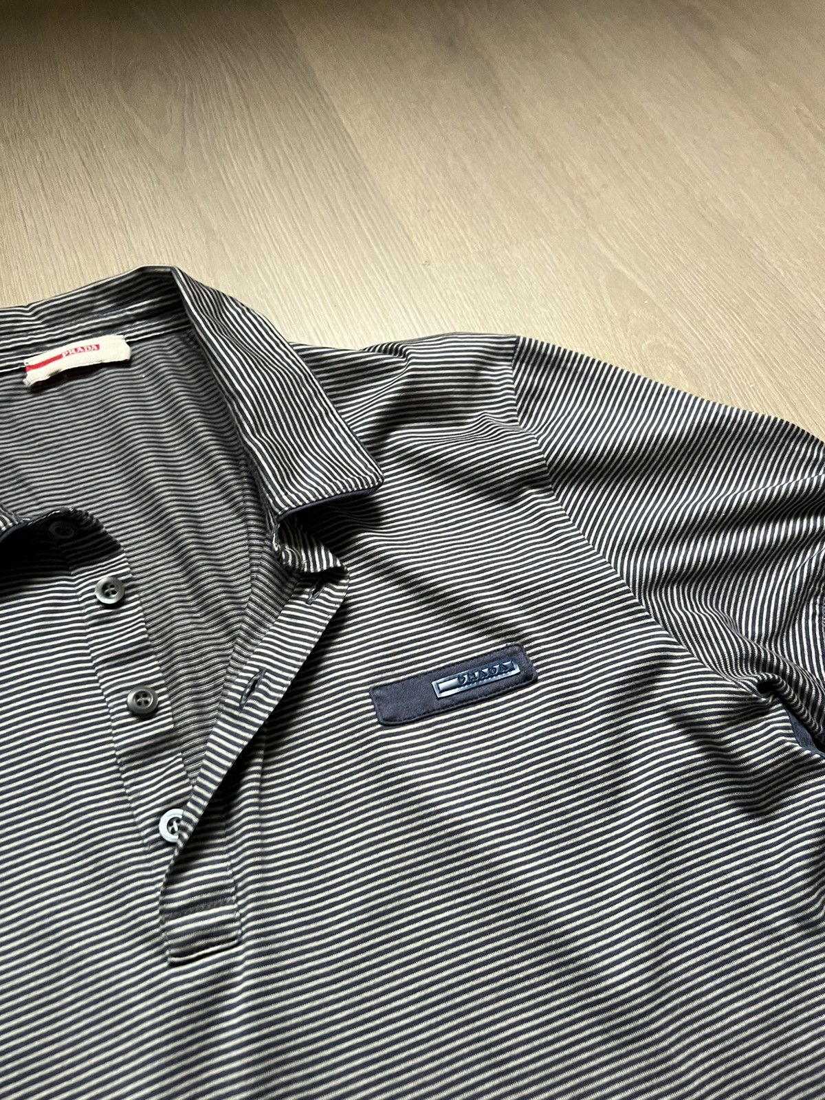 Blue tab polo