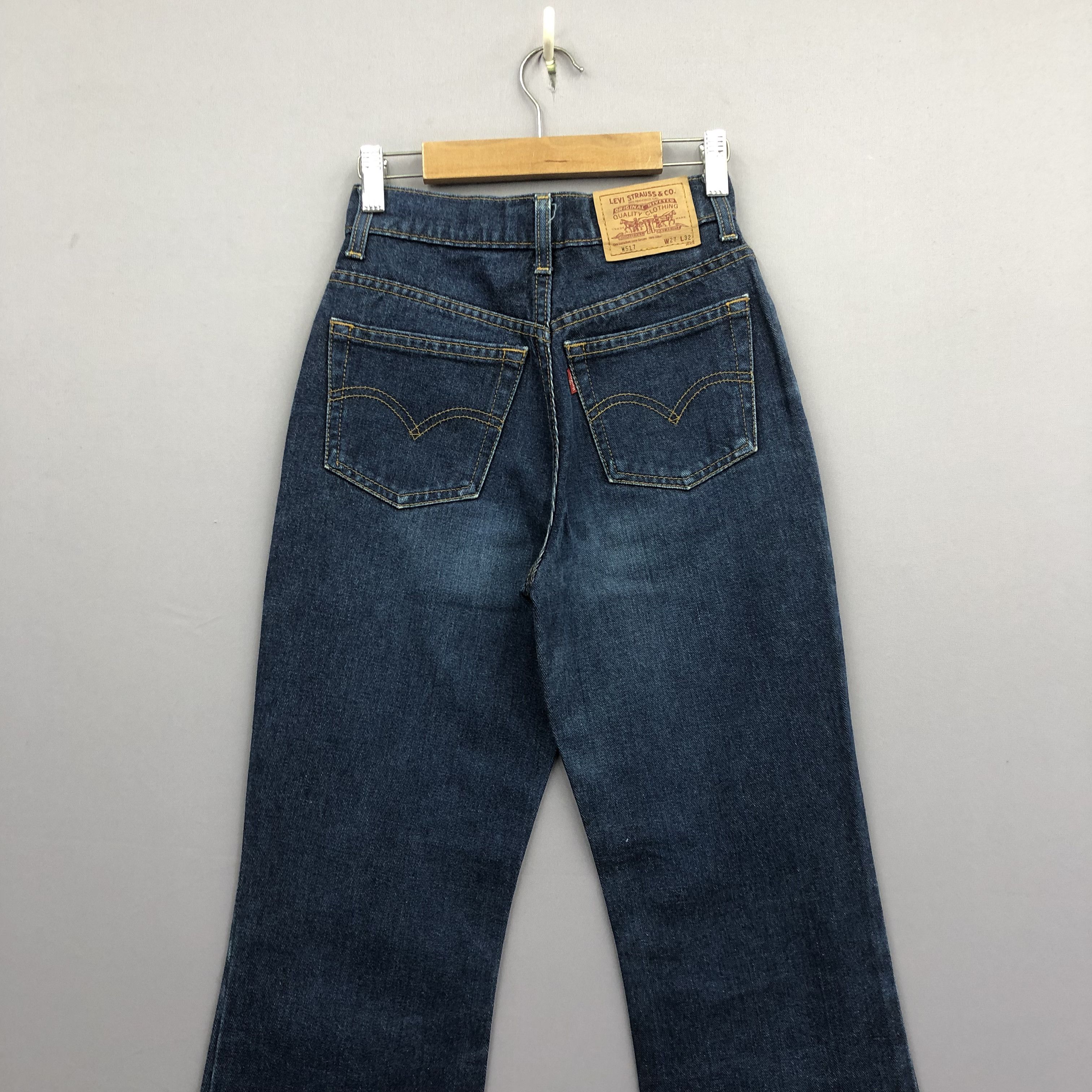 Levi's Vintage Levis 517 Flare Jeans Tiny Size Bootcut Levi's Denim Size 22" - 4 Thumbnail