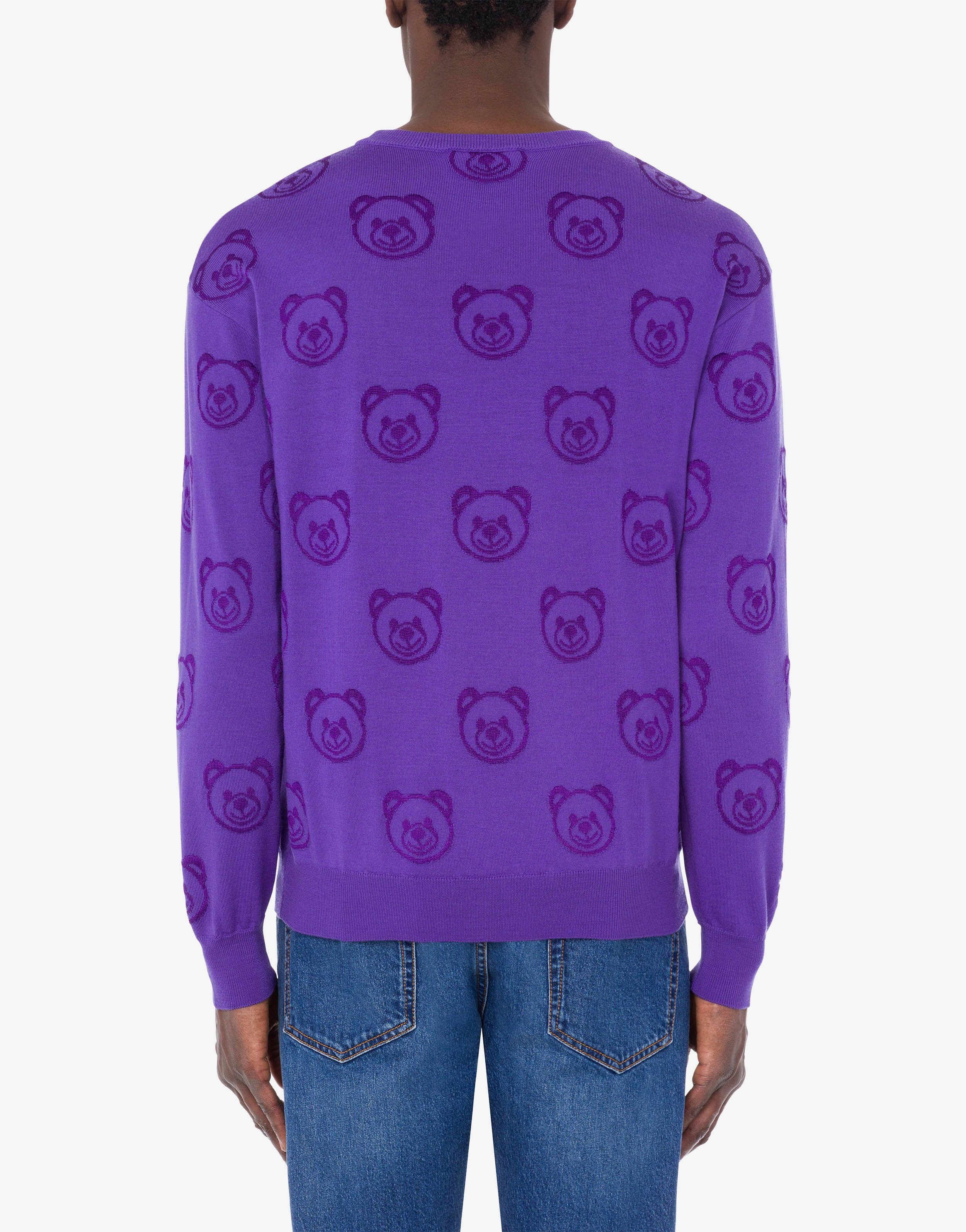 Moschino o1y0225 Sweater in Purple Size US S / EU 44-46 / 1 - 4 Thumbnail
