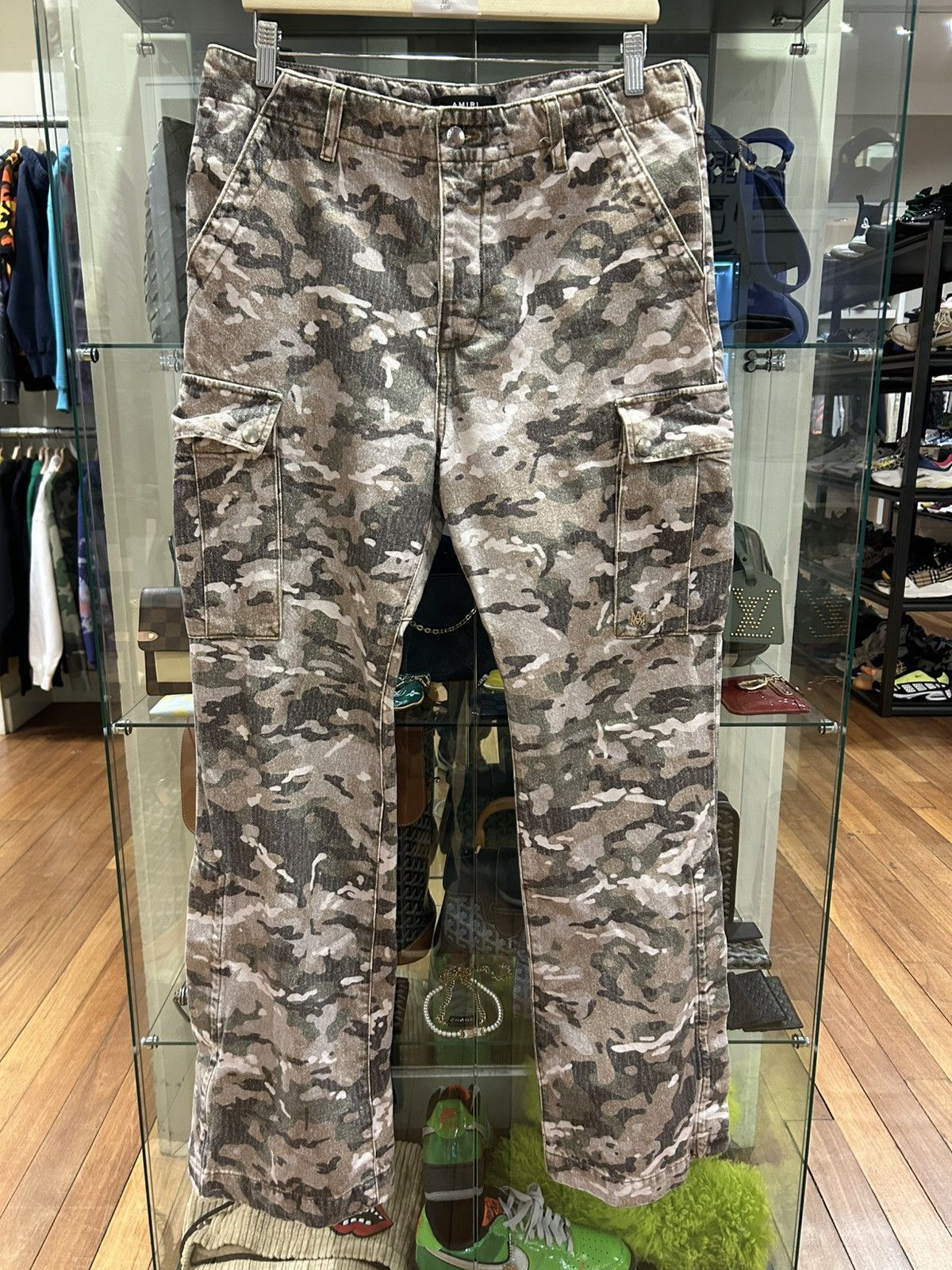 Amiri Amiri MX5 Camoflage Cargo Pants Size US 33 - 1 Thumbnail