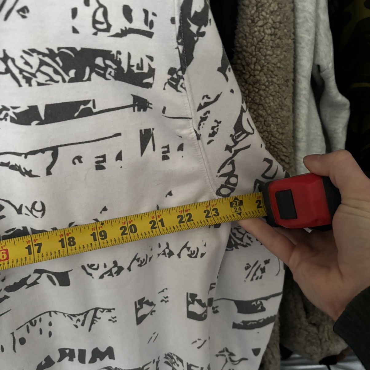 Gotcha Y2K 2000s Gotcha AOP Waffle Hoodie Size US XL / EU 56 / 4 - 5 Thumbnail