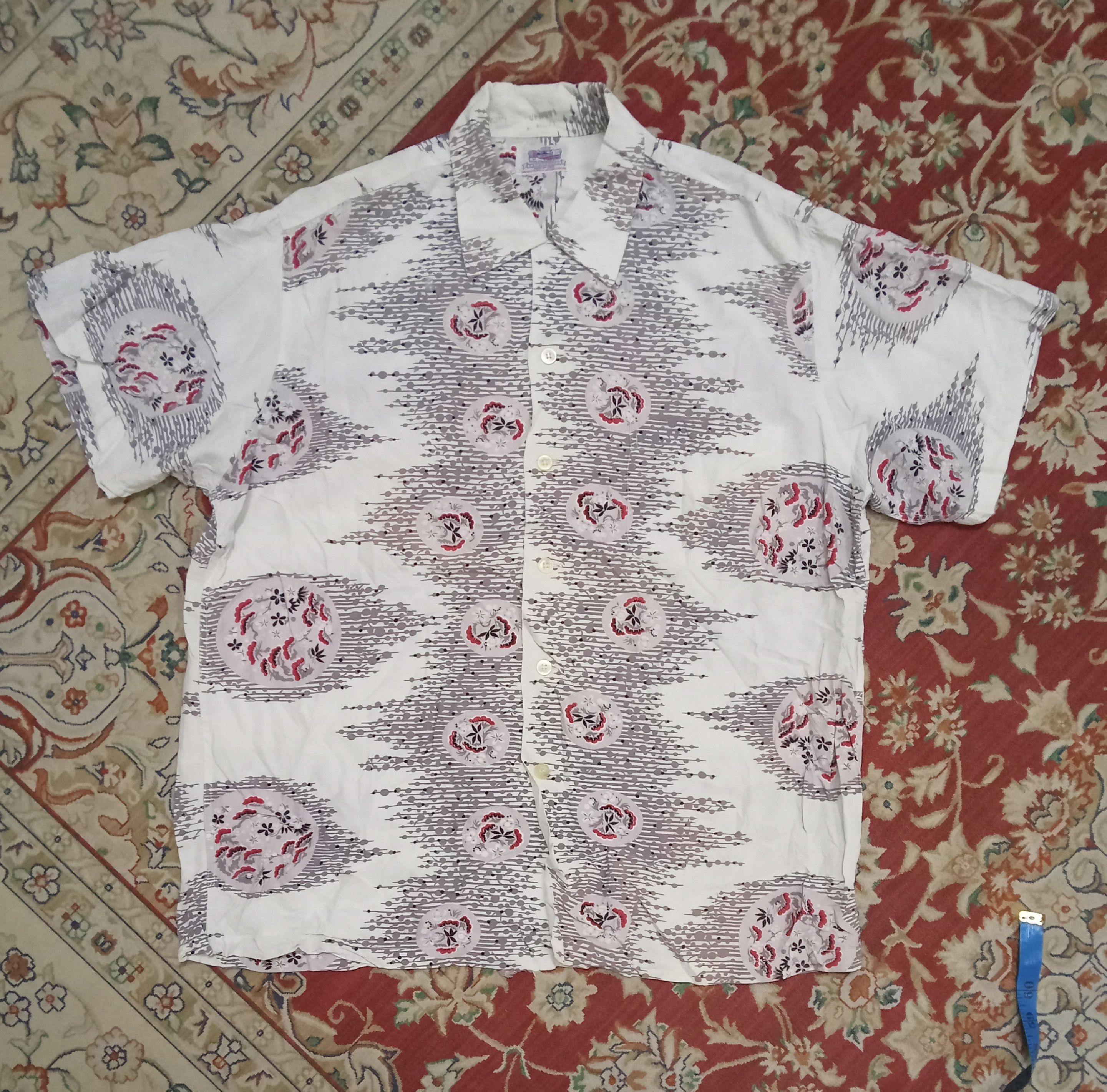 Duke Kahanamoku × Vintage Vintage Duke Kahanamoku Extremely Rare Rayon Shirt Size US L / EU 52-54 / 3 - 1 Thumbnail
