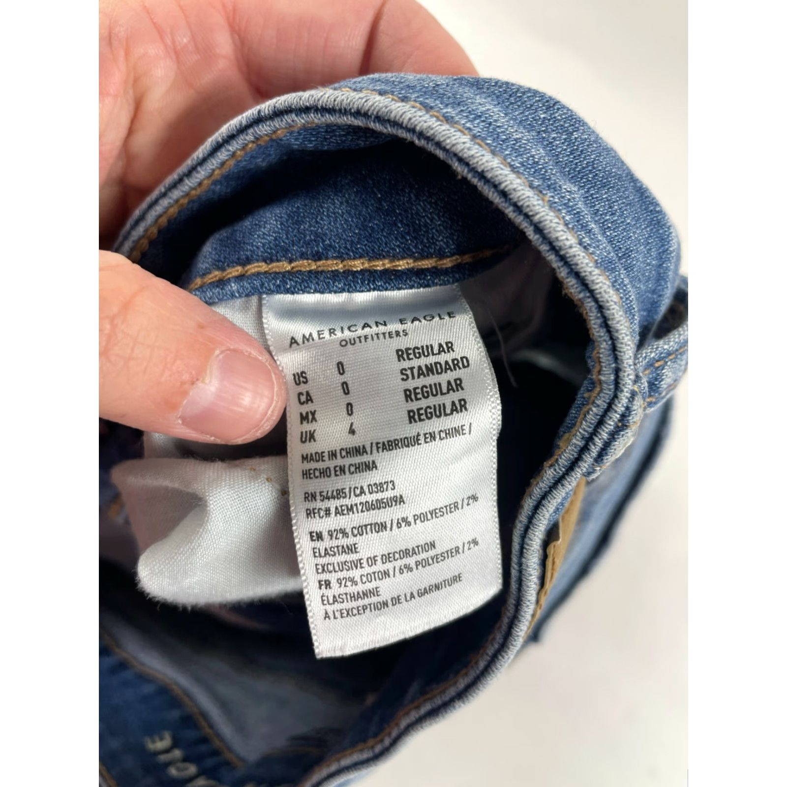 American Eagle Outfitters VINTAGE? No. Size 25" / US 0 / IT 36 - 6 Thumbnail