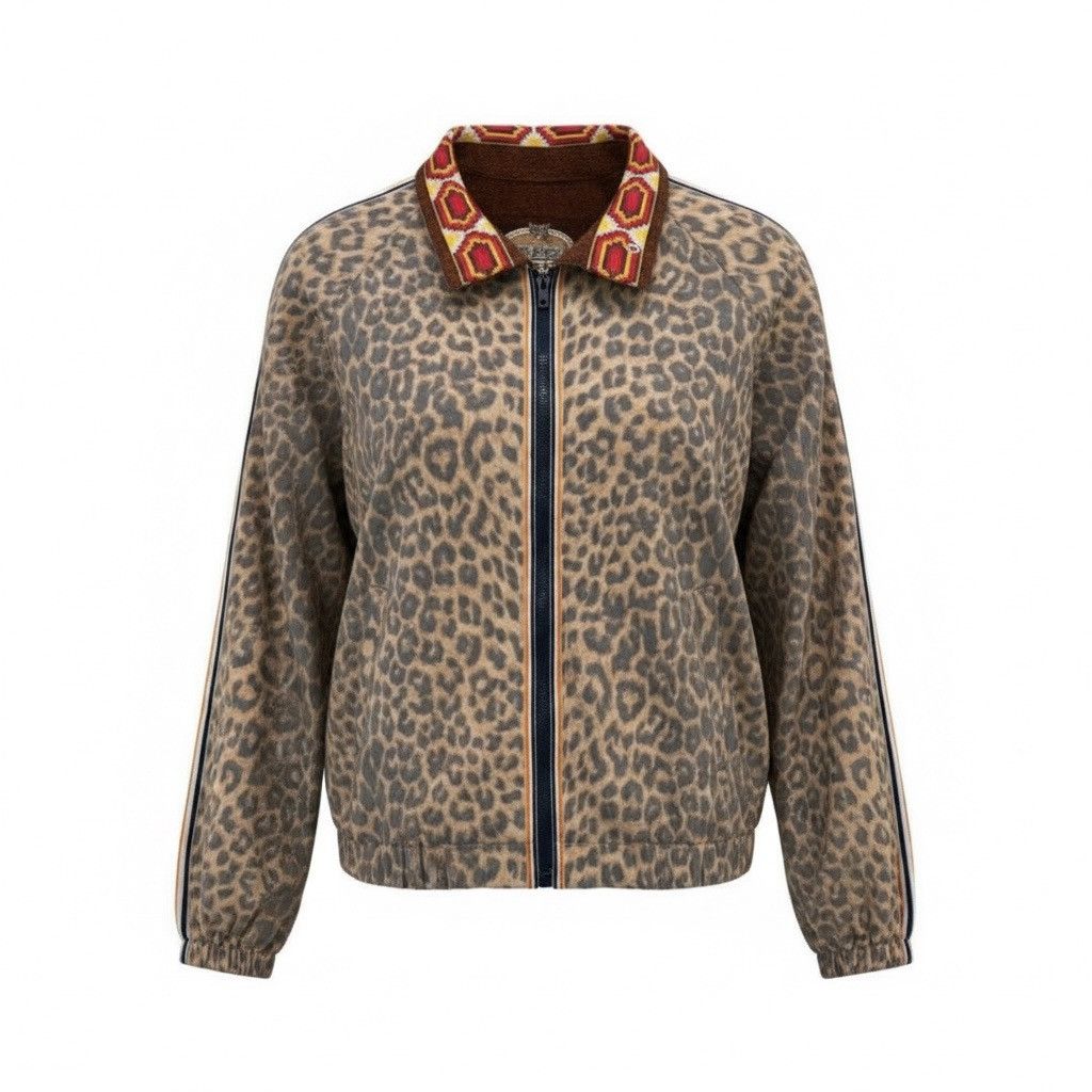 Hysteric Glamour ‼️RARE‼️ LA MODA GOJI JAPAN LEOPARD PATTERN BOMBER JACKET Size US M / EU 48-50 / 2 - 1 Thumbnail