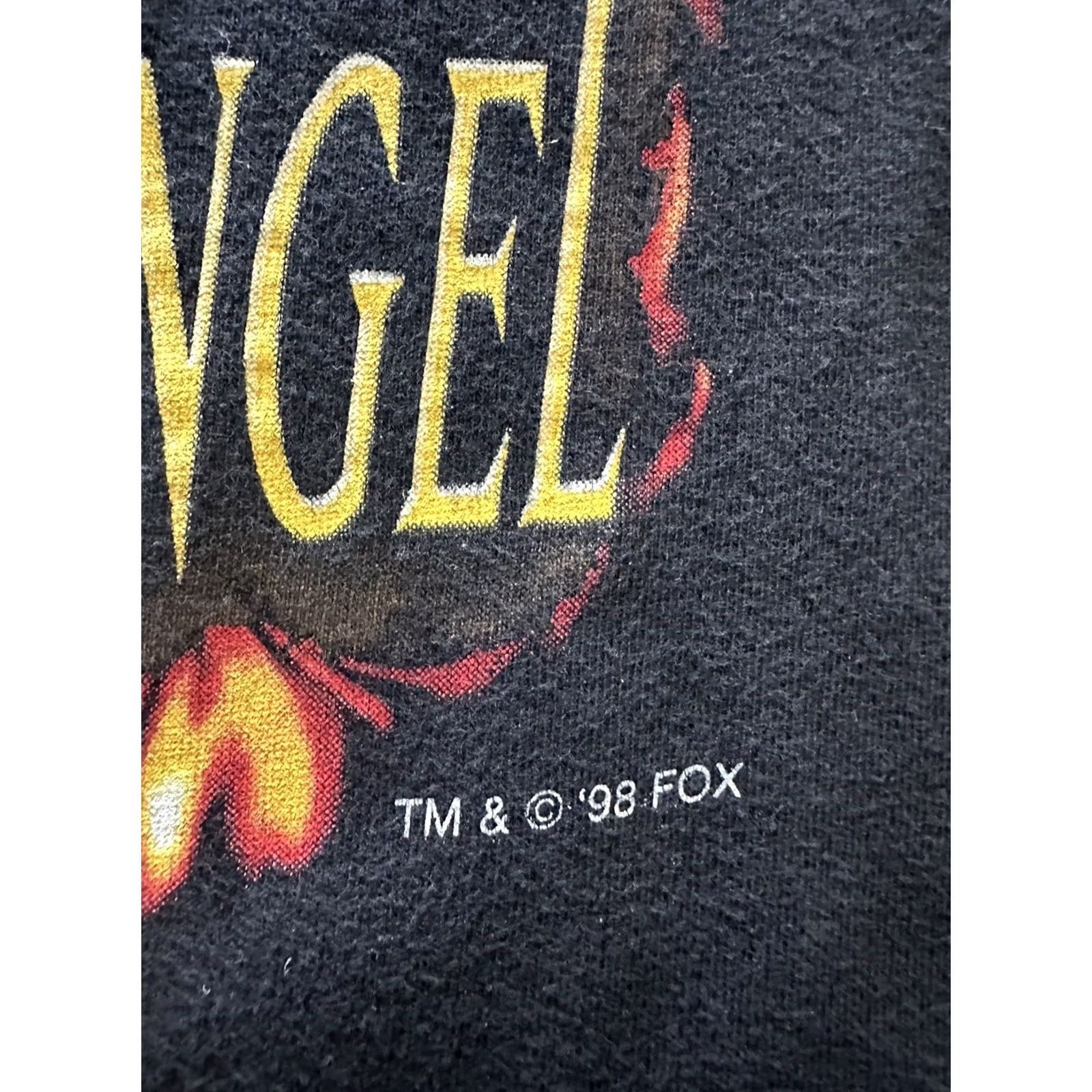 Vintage VINTAGE Buffy the Vampire Slayer T-shirt XL Men Black 90s Angel Cotton Tee Size US XL / EU 56 / 4 - 4 Thumbnail